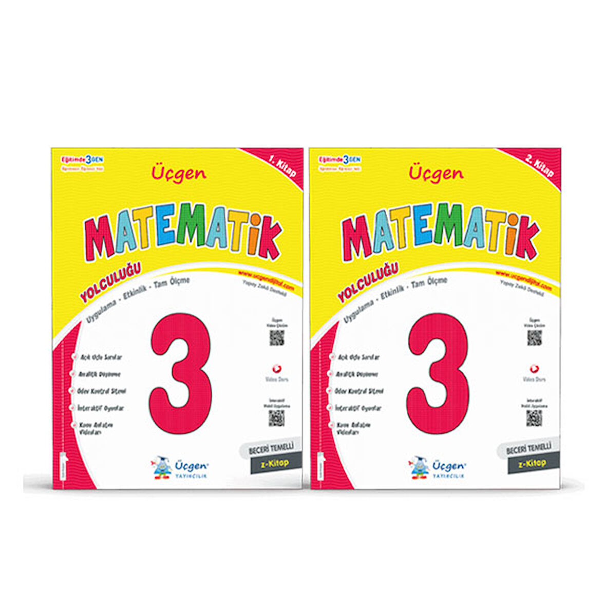3. Sınıf Yeni Nesil Matematik 1. ve 2. Kitap Üçgen Yayınları