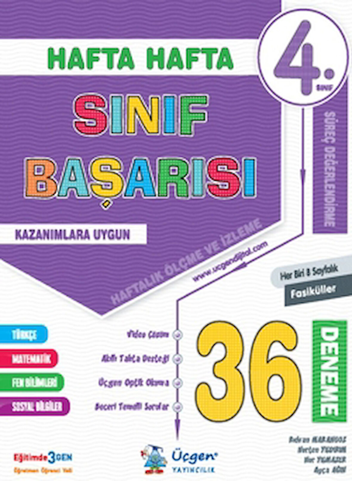 4. Sınıf Hafta Hafta Sınıf Başarısı - 36 Fasikül