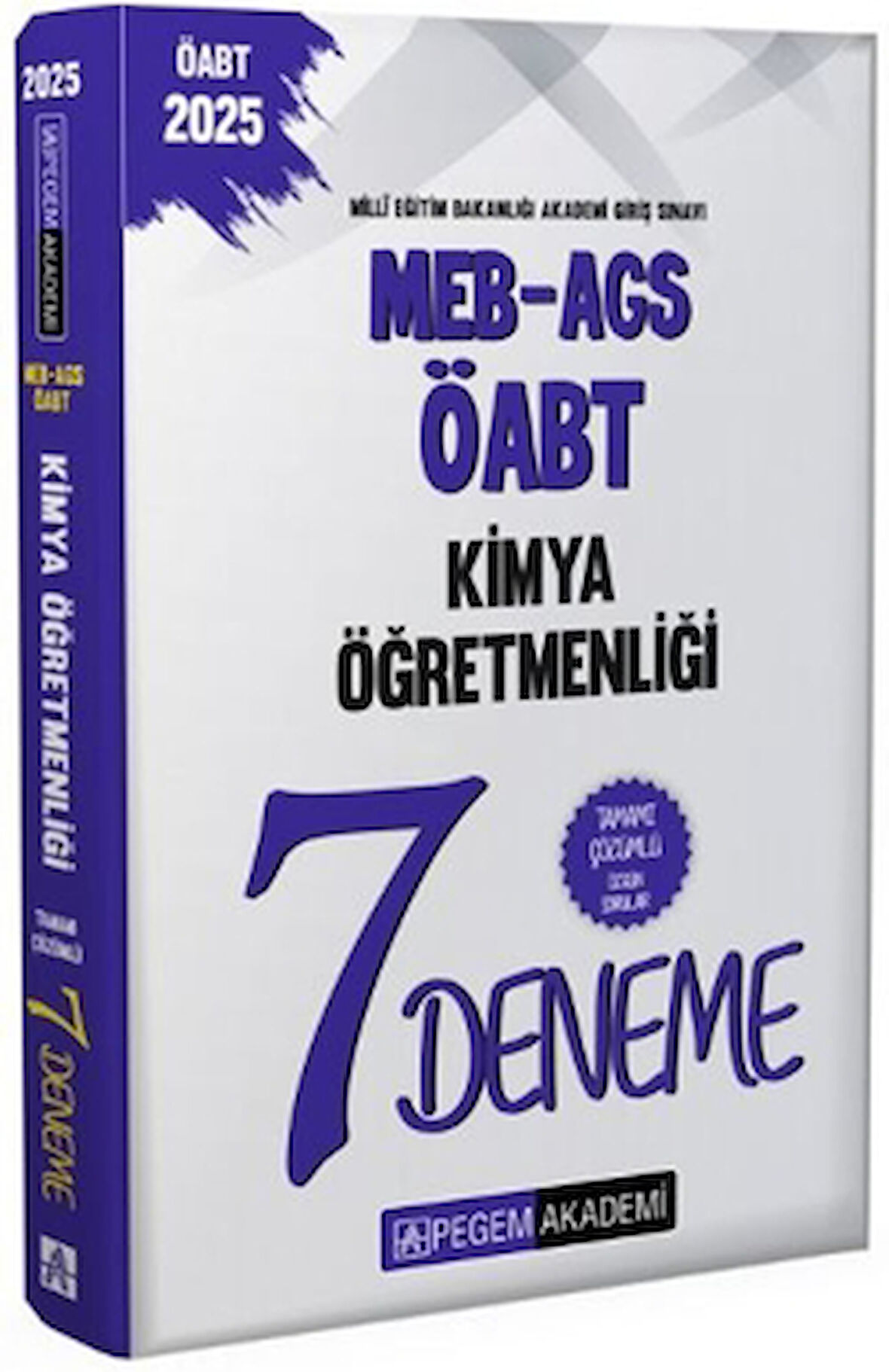 2025 MEB-AGS-ÖABT Kimya Öğretmenliği Tamamı Çözümlü 7 Deneme