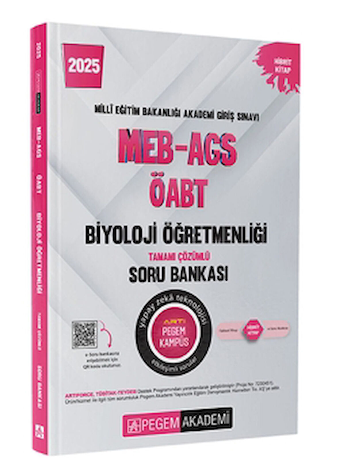 2025 MEB-AGS-ÖABT Biyoloji Tamamı Çözümlü Soru Bankası