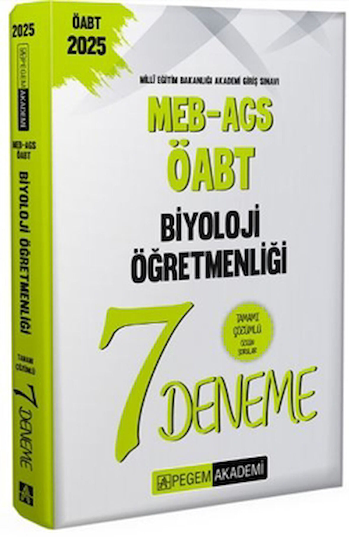 2025 MEB-AGS-ÖABT Biyoloji Öğretmenliği Tamamı Çözümlü 7 Deneme