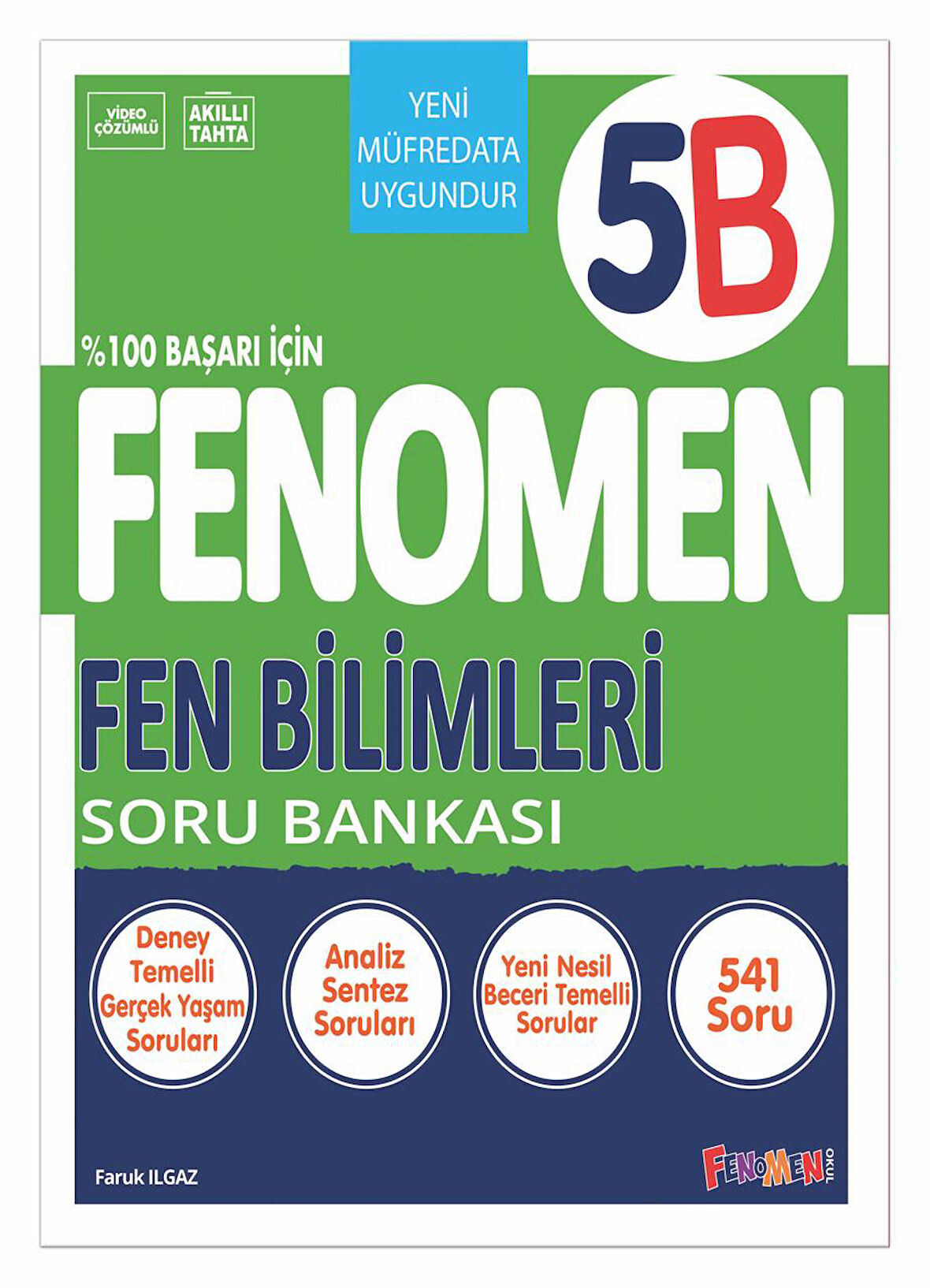 Fenomen Okul 2025 5. Sınıf Fen Bilimleri B İleri Düzey Soru Bankası Güncel Müfredat