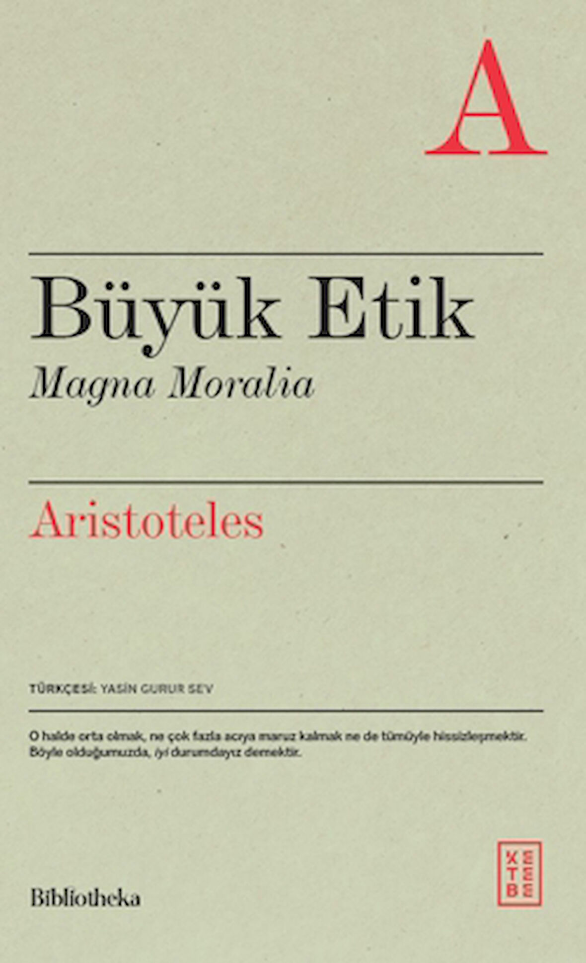Büyük Etik Magna Moralia