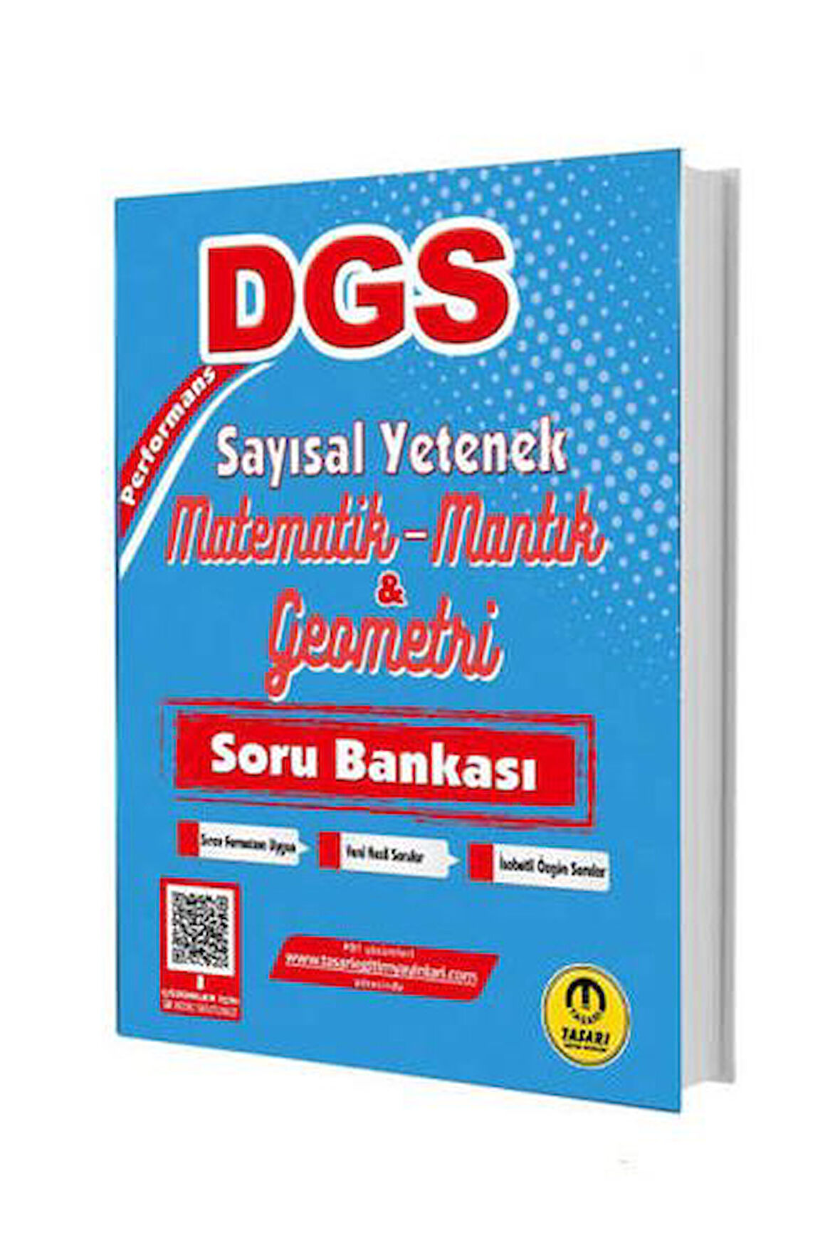Tasarı Yayınları 2025 DGS Sayısal Yetenek Matematik Mantık Geometri Soru Bankası