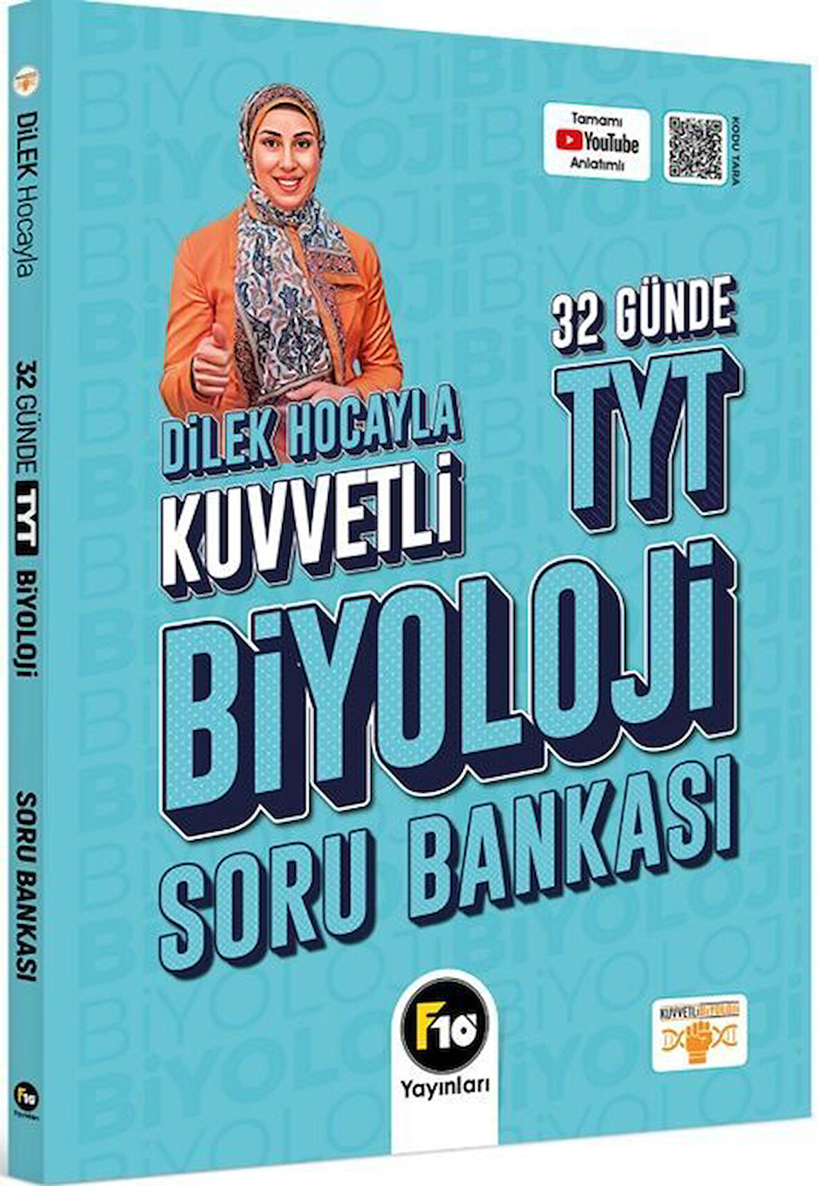 F10 TYT Biyoloji Dilek Hocayla 32 Günde Soru Bankası F10 Yayınları