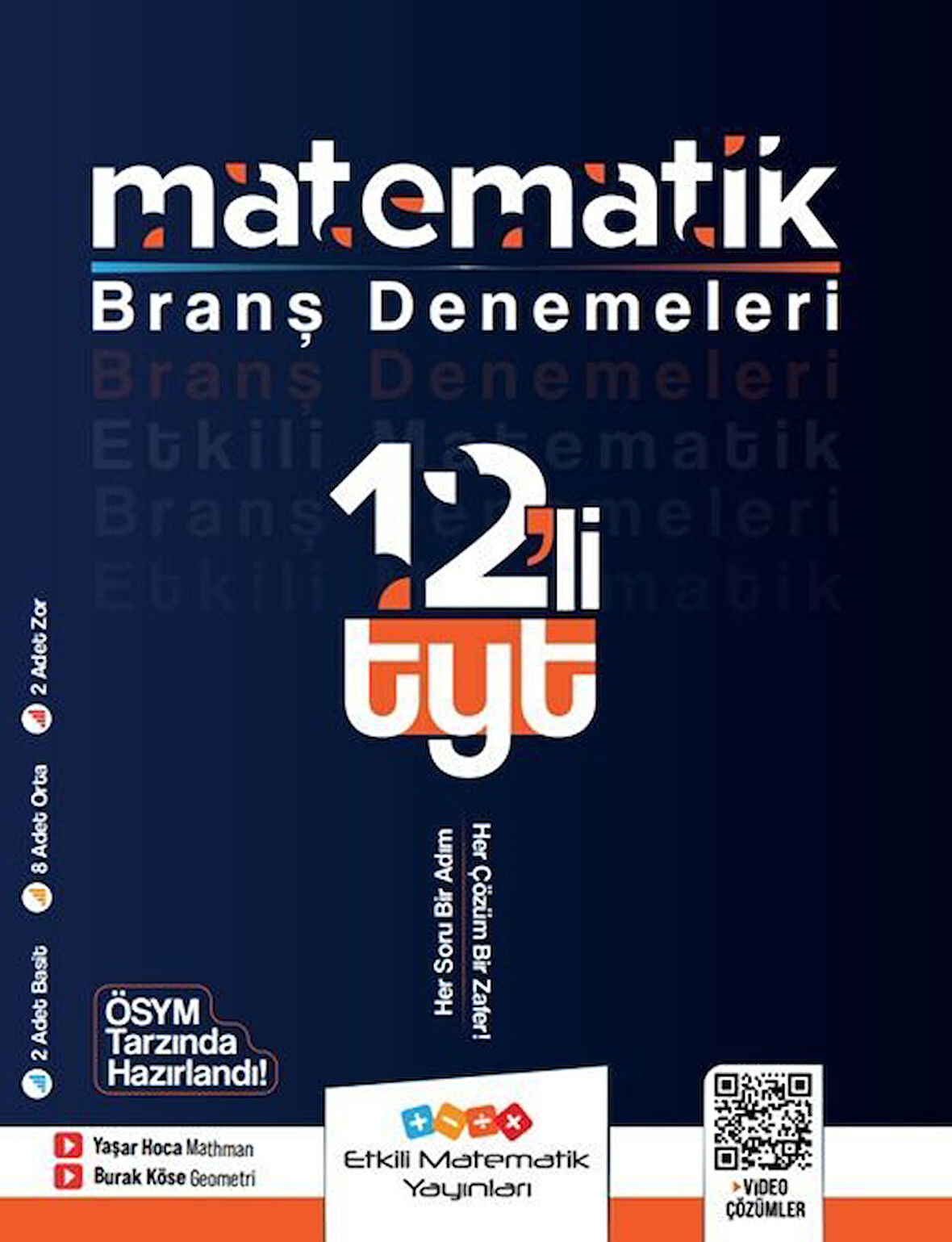 Etkili Matematik Yayınları TYT Matematik 12 li Branş Denemeleri