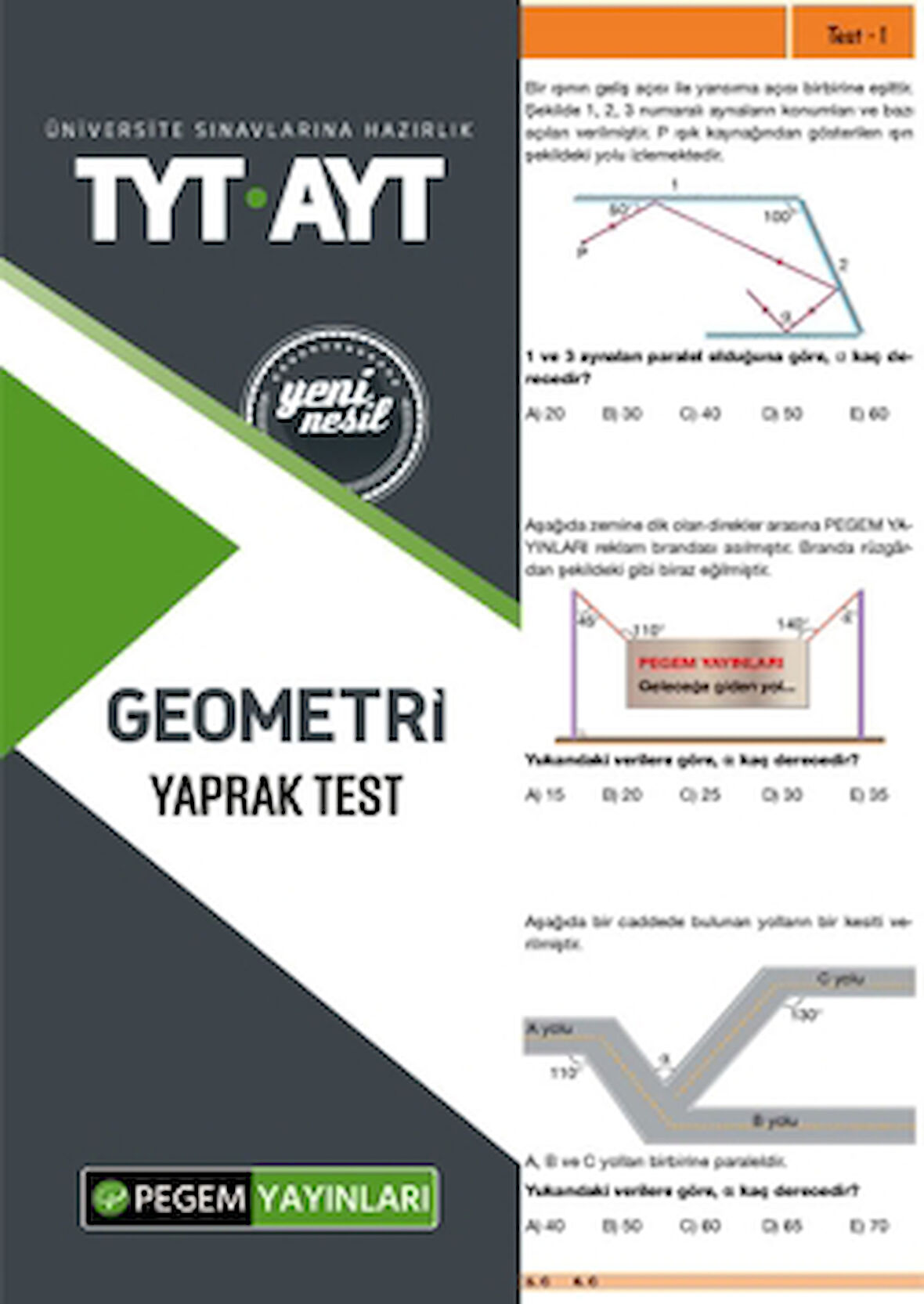 TYT-AYT Geometri Yaprak Test