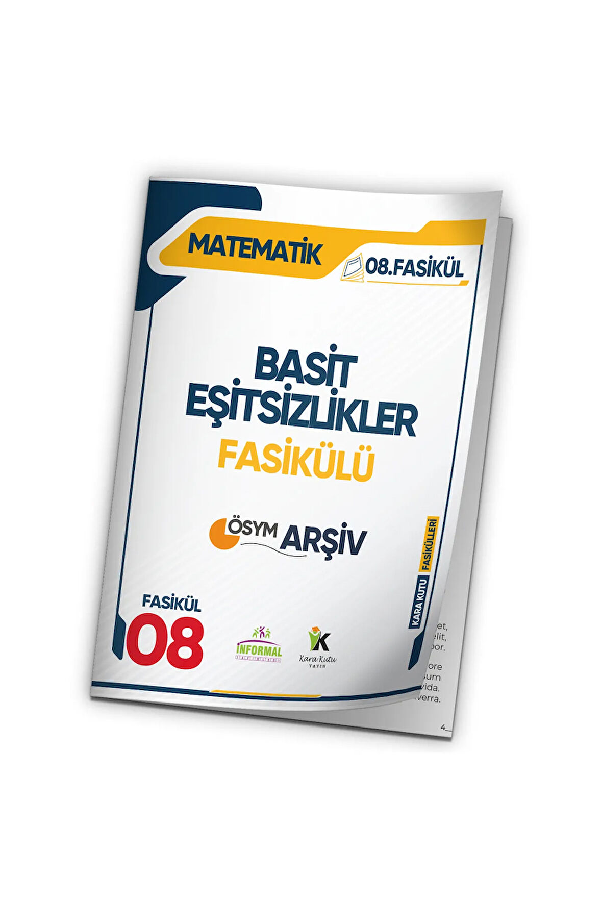 2025 YKS-TYT Matematik Kara Kutu Basit Eşitsizlikler ÖSYM Çıkmış Soru Modüler Set Çözümlü 8.Fasikülü
