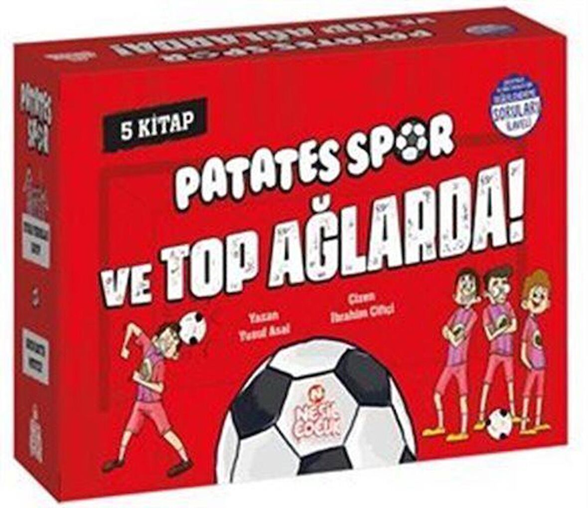 Patatesspor ve Top Ağlarda (5 Kitap+Soru Kitapçığı)