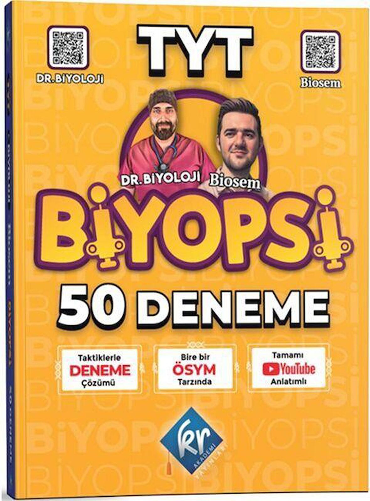 TYT Biyopsi 50 Biyoloji Denemesi KR Akademi