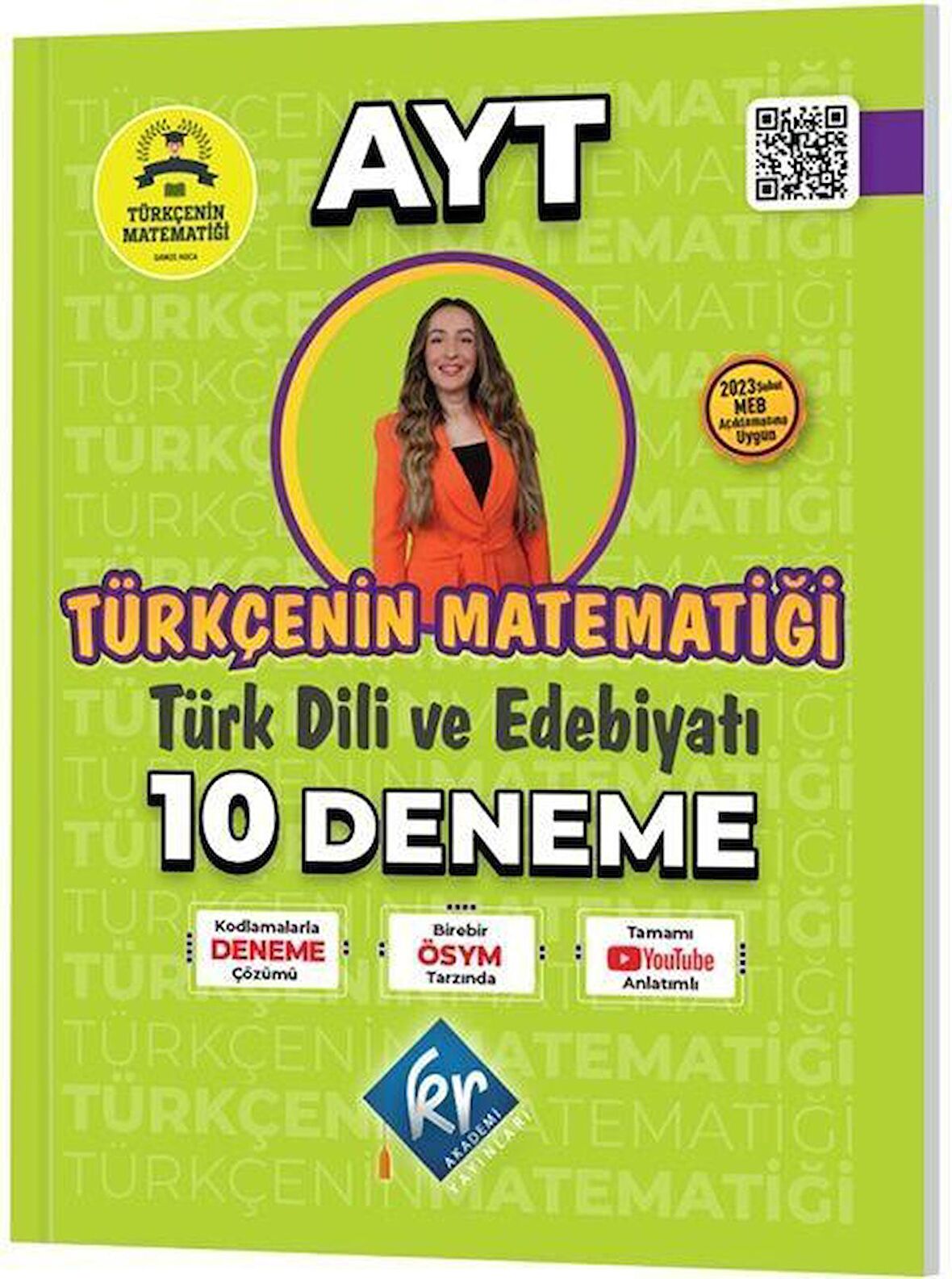 Gamze Hoca Türkçenin Matematiği AYT Türk Dili ve Edebiyatı 10 Deneme KR Akademi