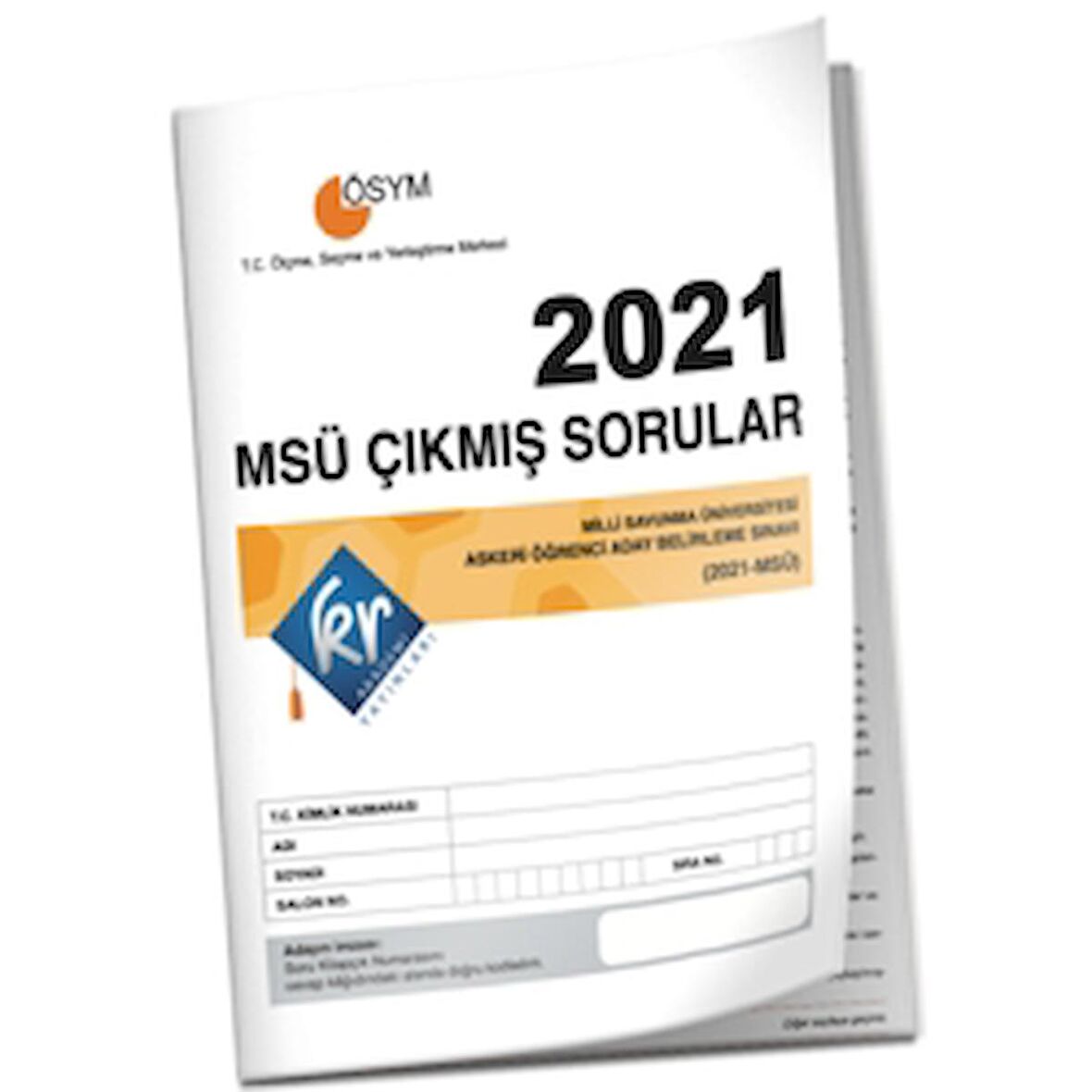 2021 MSÜ Çıkmış Sorular Tıpkı Basım Kitapçığı