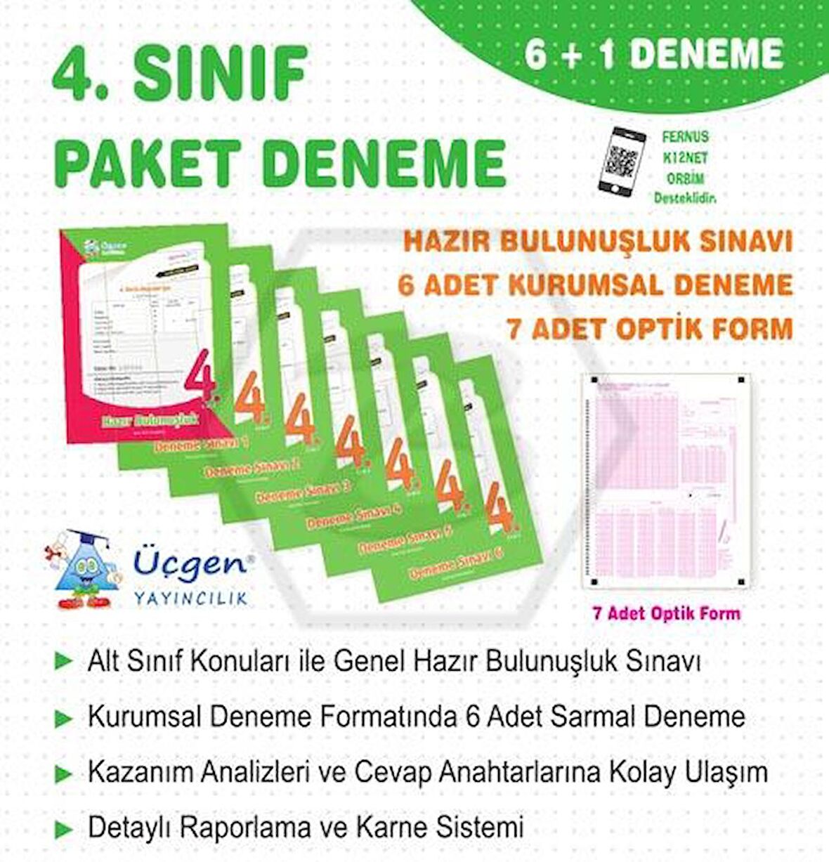 4.SINIF PAKET DENEME 7Lİ +OPTİK