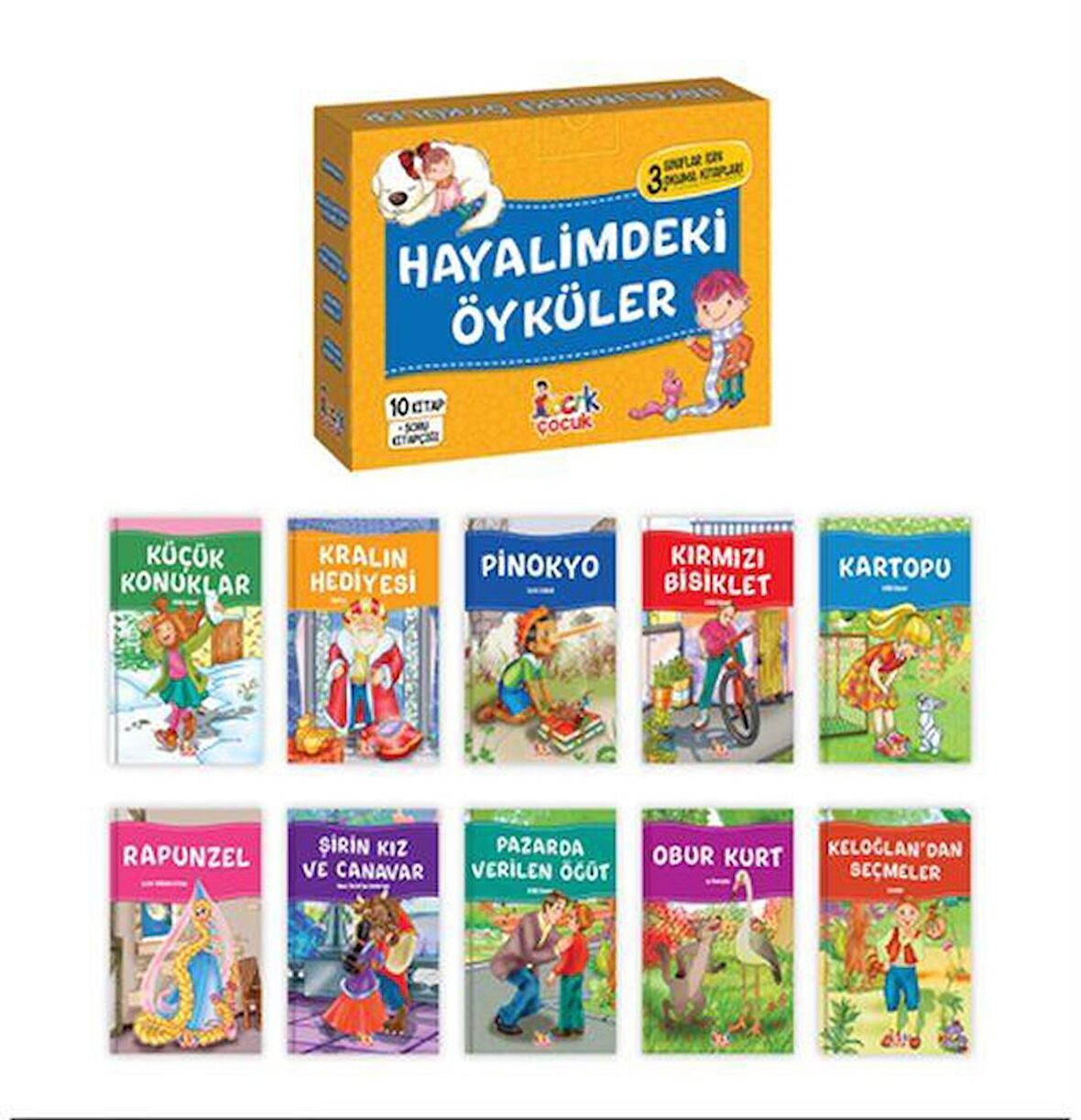 Hayalimdeki Öyküler - (10 Kitap+Soru Kitapçığı)