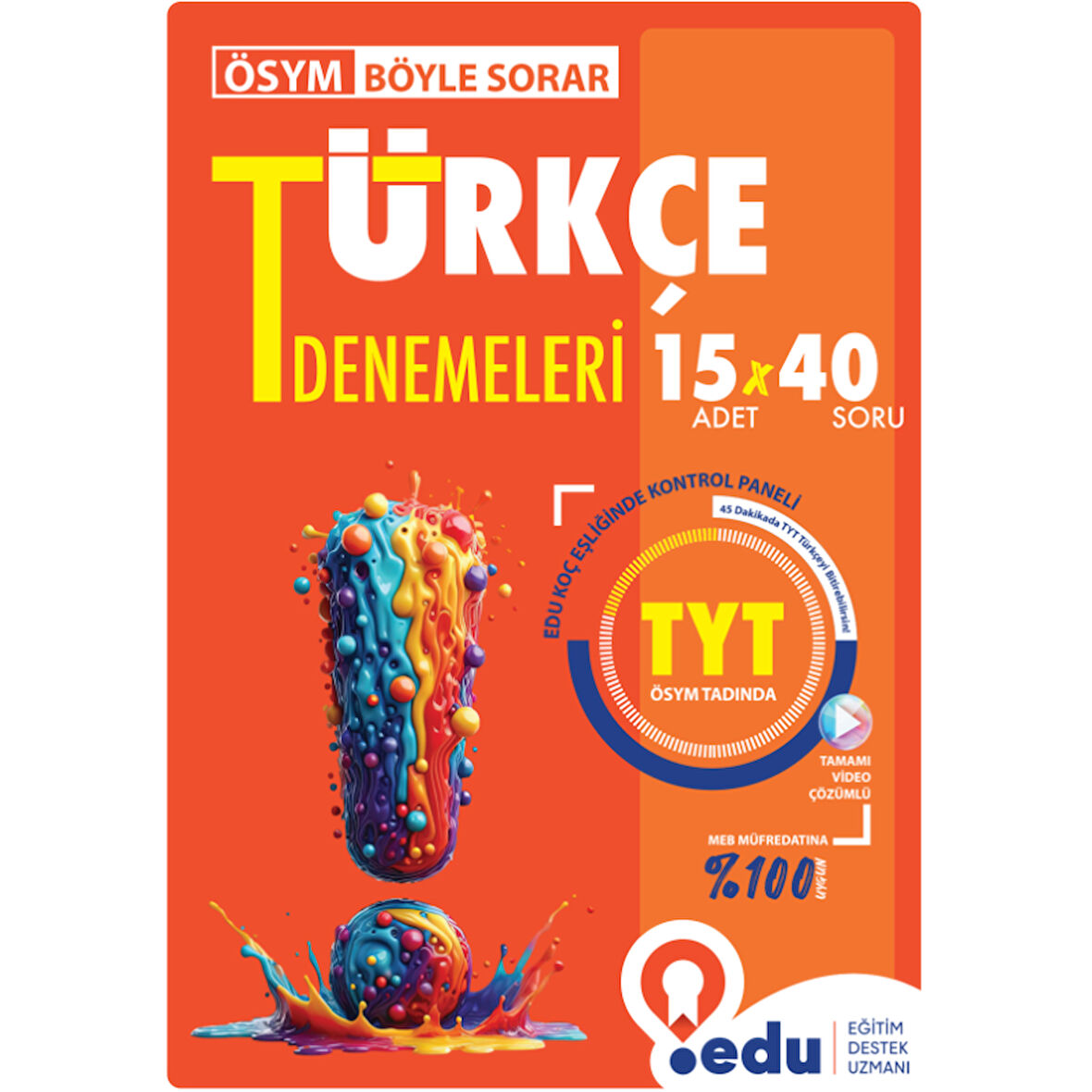 Edu Yayınları ÖSYM Böyle Sorar TYT Türkçe Denemeleri
