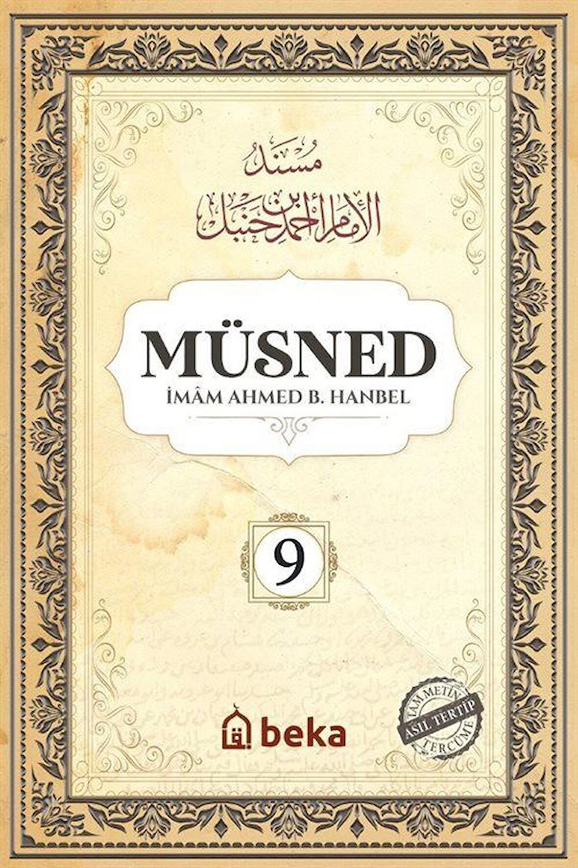 Müsned (9. Cilt - Arapça Metinli)