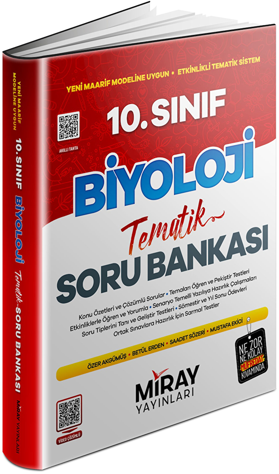 Miray 10. Sınıf Biyoloji Konu Özetli Tematik Soru Bankası