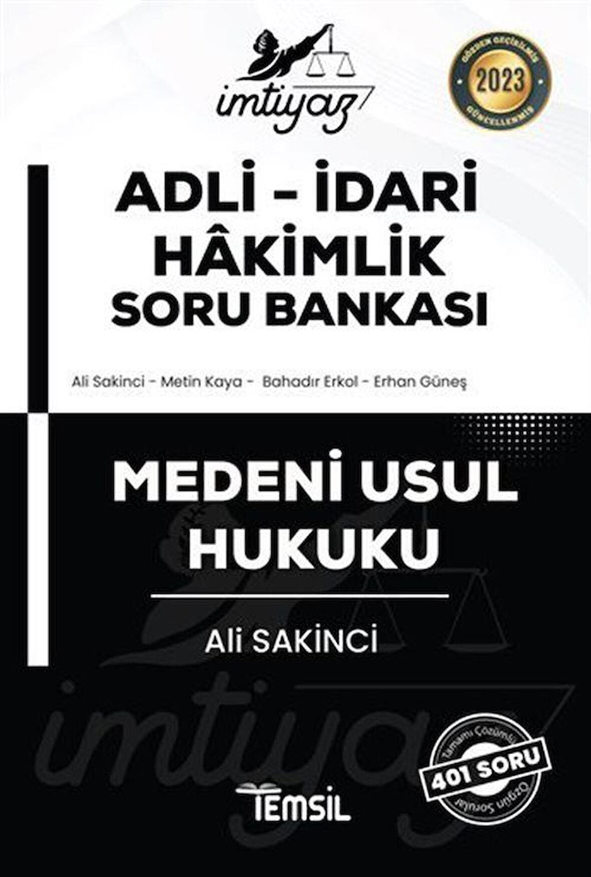 İmtiyaz Adli -İdari Hakimlik Medeni Usul Hukuku Soru Bankası / Ali Sakinci