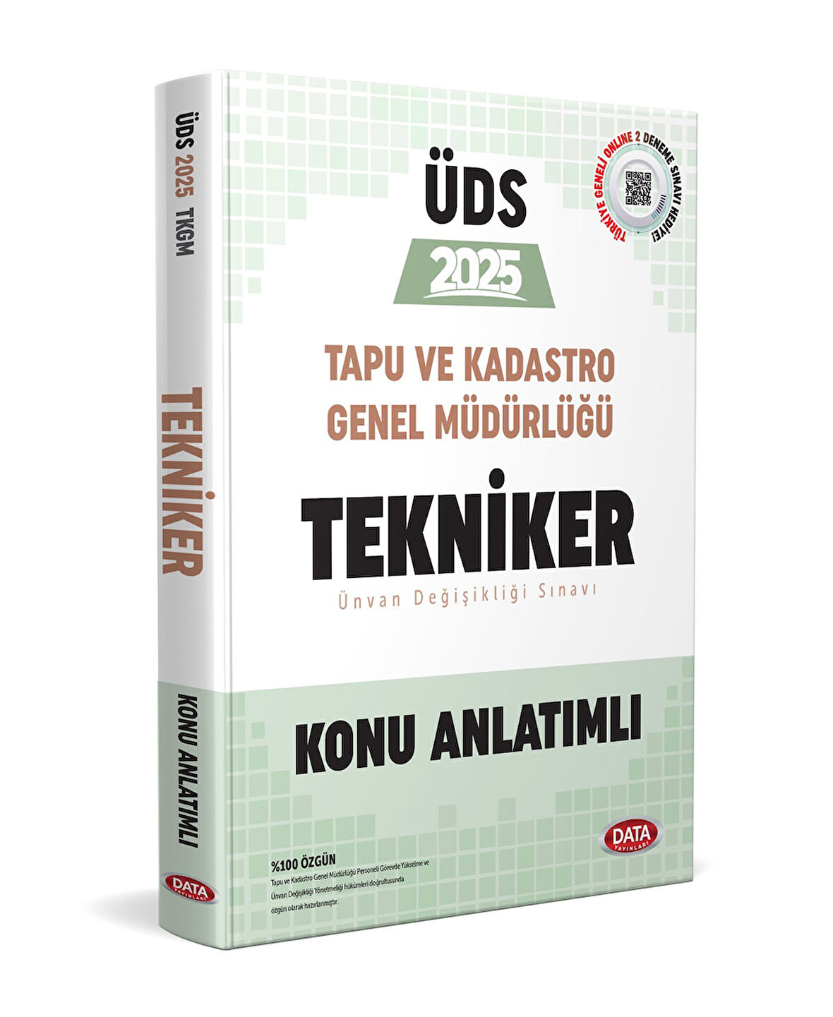 Data 2025 Tapu ve Kadastro Genel Müdürlüğü UDS Tekniker Konu Anlatımlı Data Yayınları