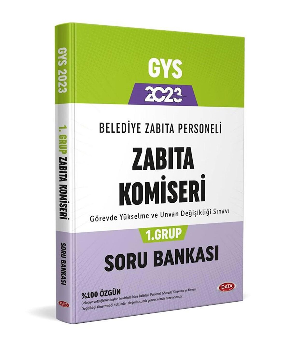 2023 GYS Belediye Zabıta Personeli Zabıta Komiseri 1. Grup Soru Bankası Data Yayınları