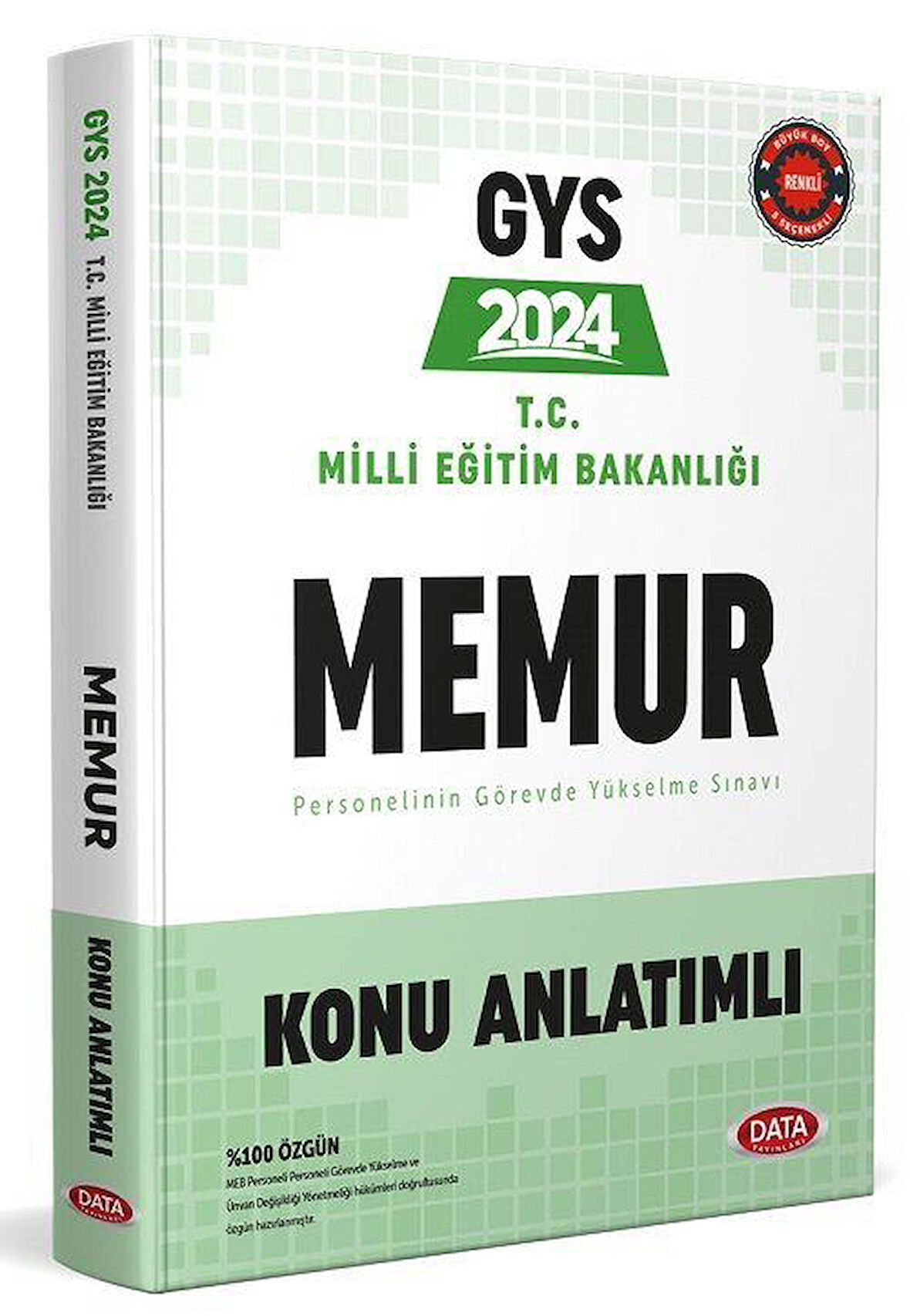 2024 GYS MEB Memur Konu Anlatımlı Görevde Yükselme Data Yayınları