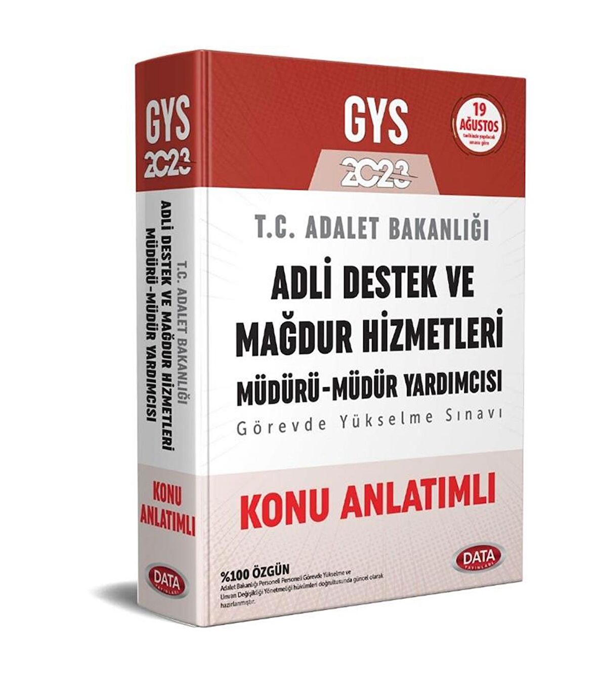 2023 GYS Adalet Bakanlığı Adli Destek ve Mağdur Hizmetleri Müdürü - Müdür Yardımcısı Konu Anlatımlı