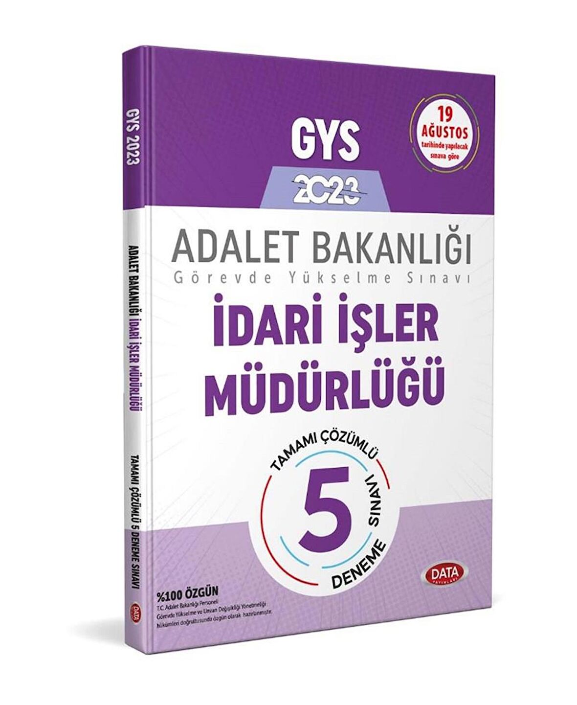 GYS Adalet Bakanlığı İdari İşler Müdürlüğü Çözümlü 5 Deneme Sınavı