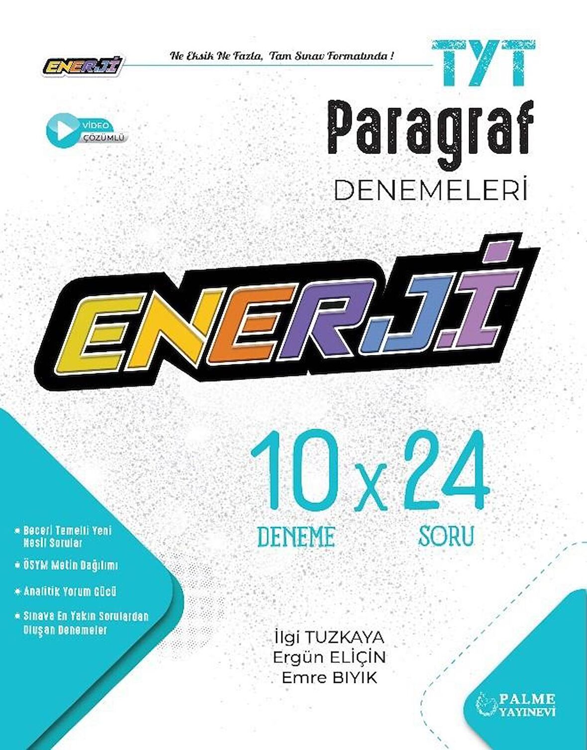 TYT Paragraf 10 Deneme Enerji Palme Yayınları