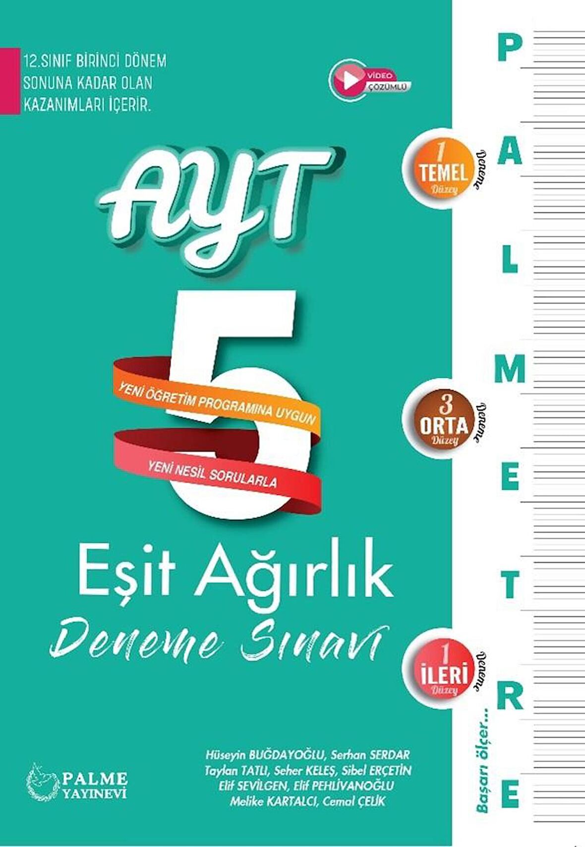 AYT Eşit Ağırlık 5 Deneme Palme Yayınları