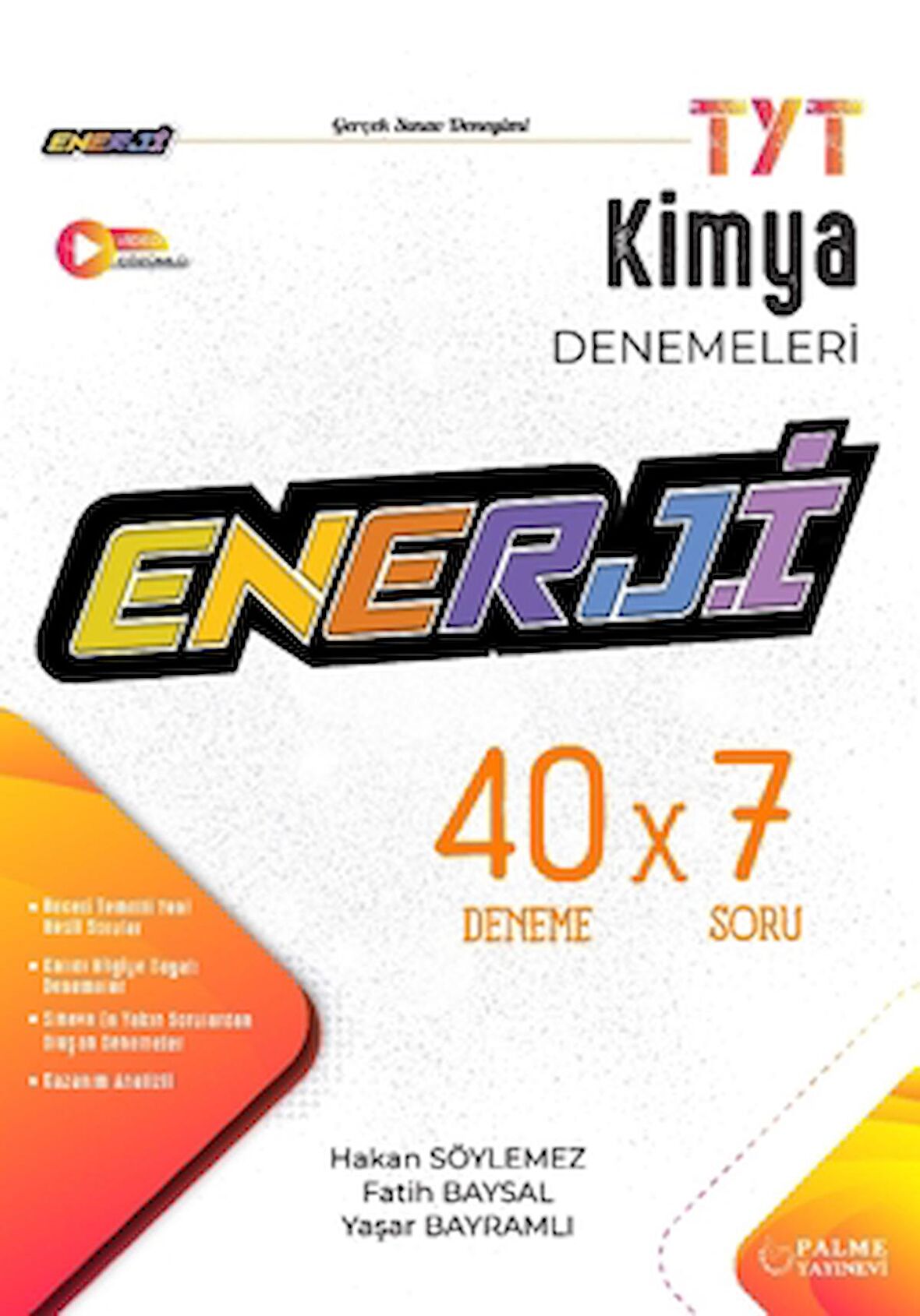 TYT Enerji Kimya 40 X 7 Deneme Kitabı