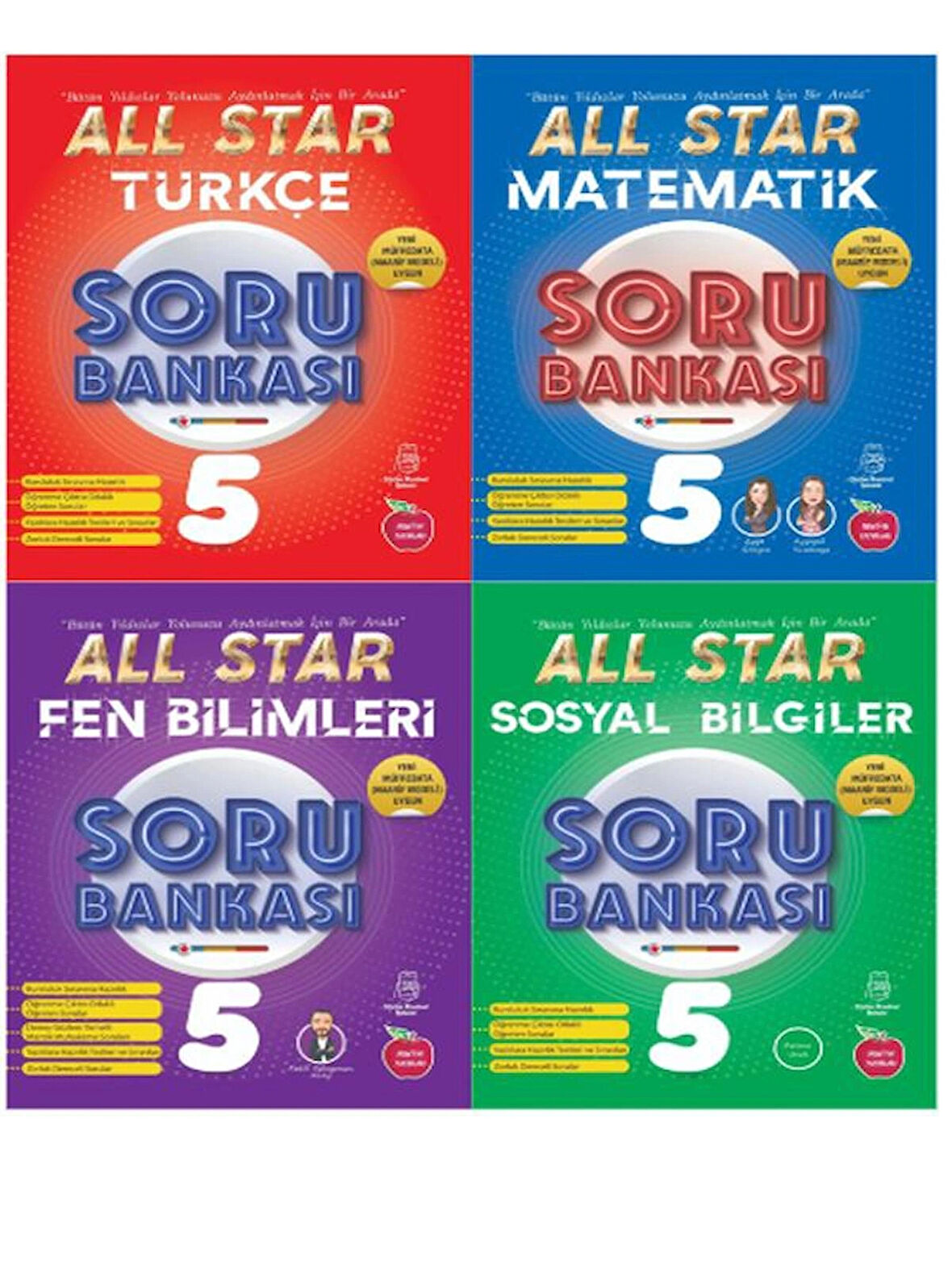 5.SINIF ALL STAR SORU BANKASI SET 2024 Maarif Modeli Müfredat