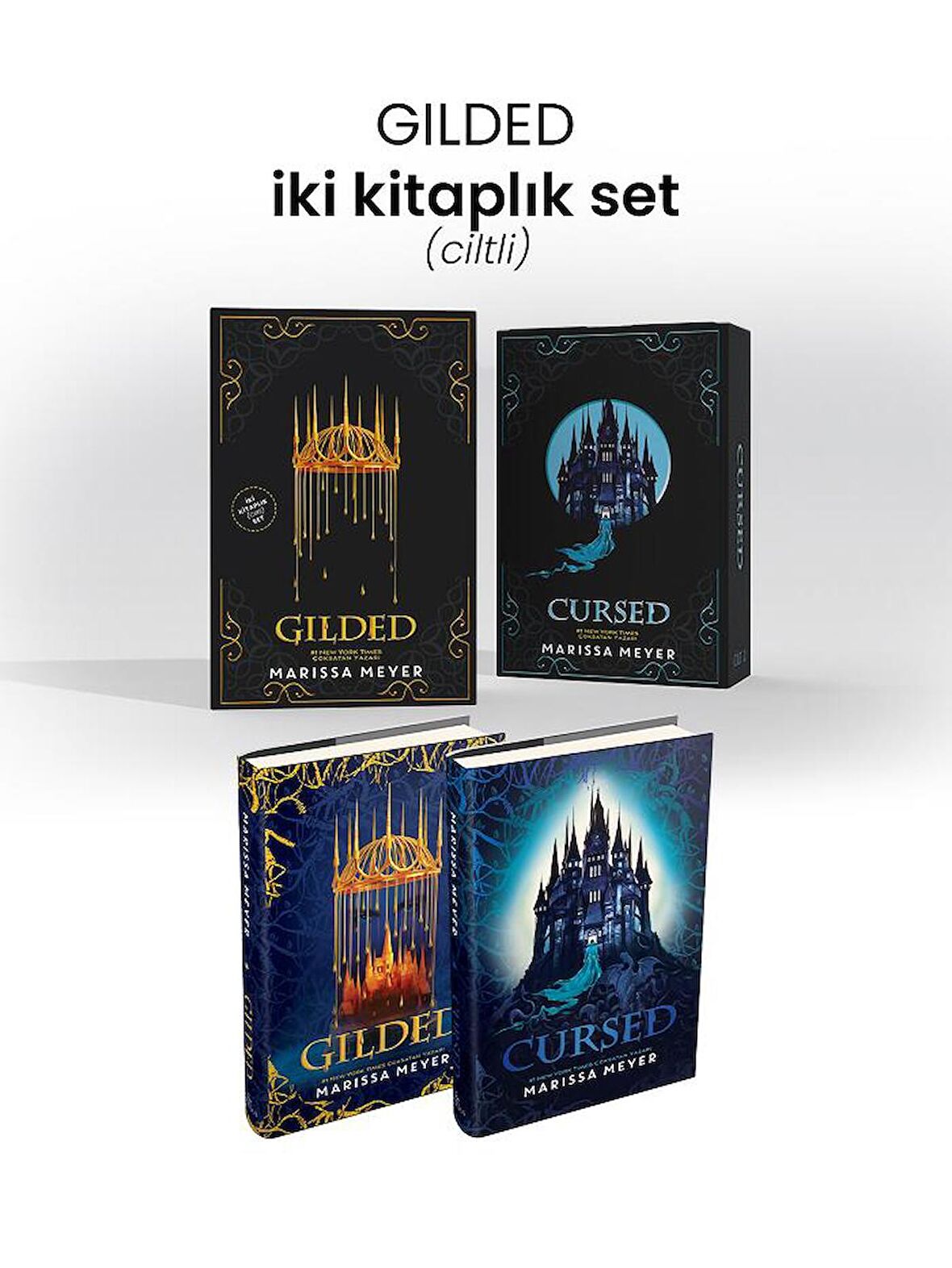 Gilded Serisi - İki Kitaplık Set