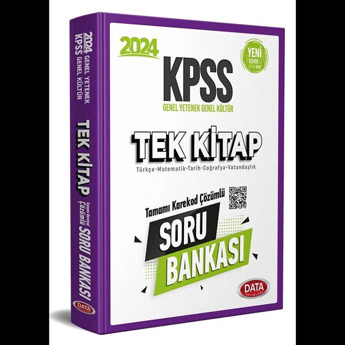 2024 KPSS Tek Kitap Soru Bankası (Karekod Çözümlü)