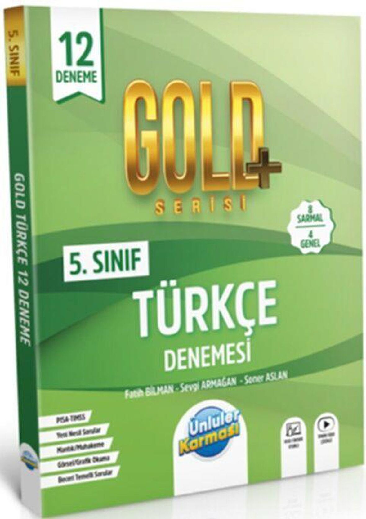 5. Sınıf Türkçe Gold Serisi 12 Deneme Ünlüler Karması