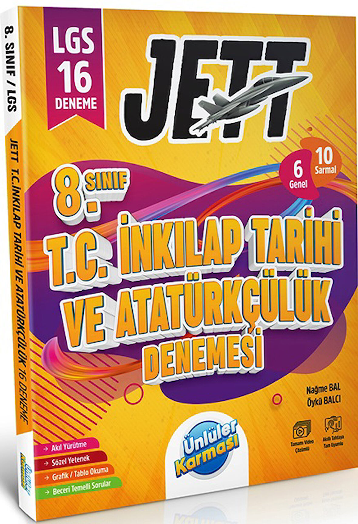 8. Sınıf LGS T.C. İnkılap Tarihi ve Atatürkçülük 16 Deneme JETT Serisi