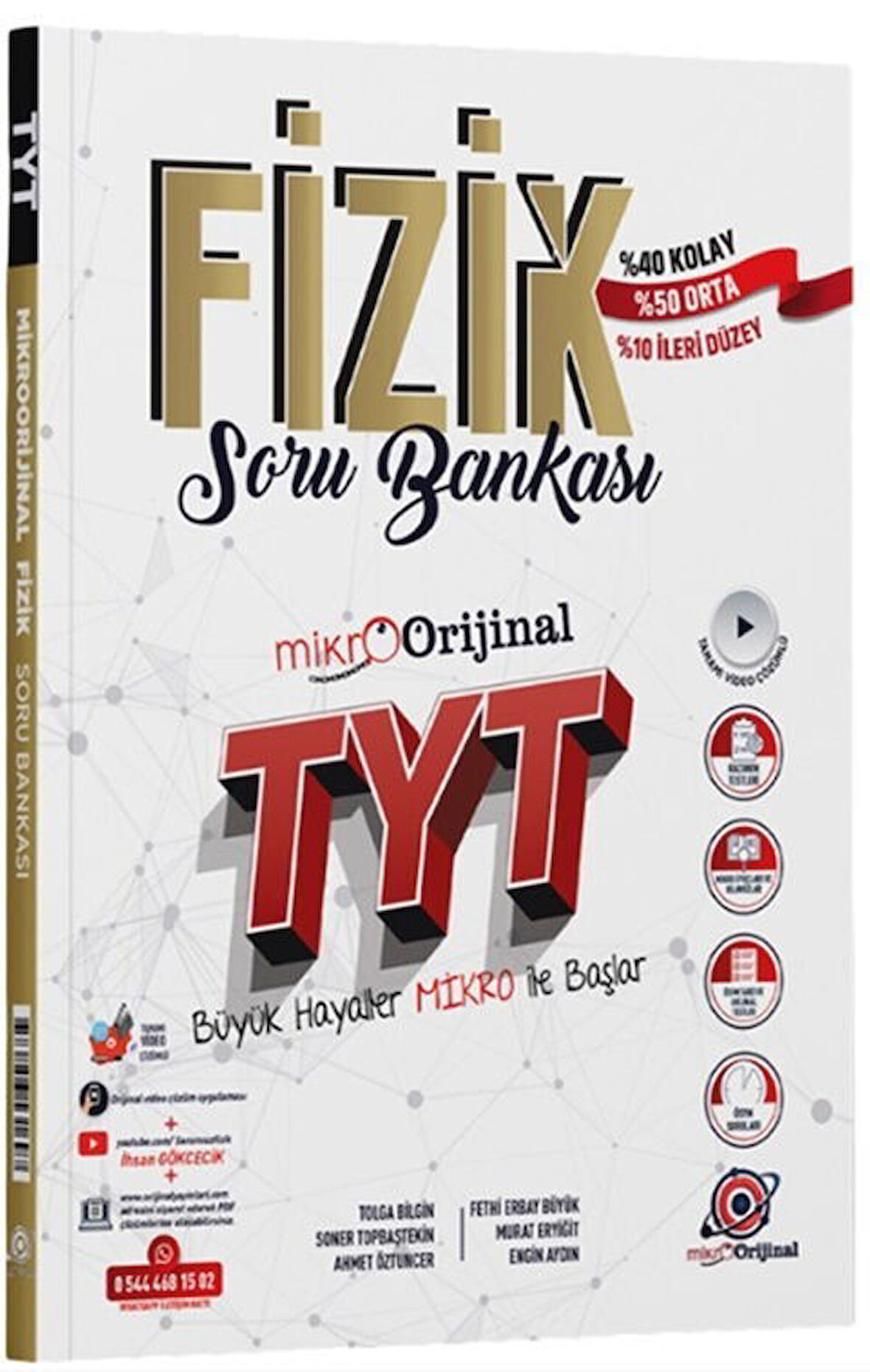 TYT Fizik Soru Bankası Orijinal Mikro