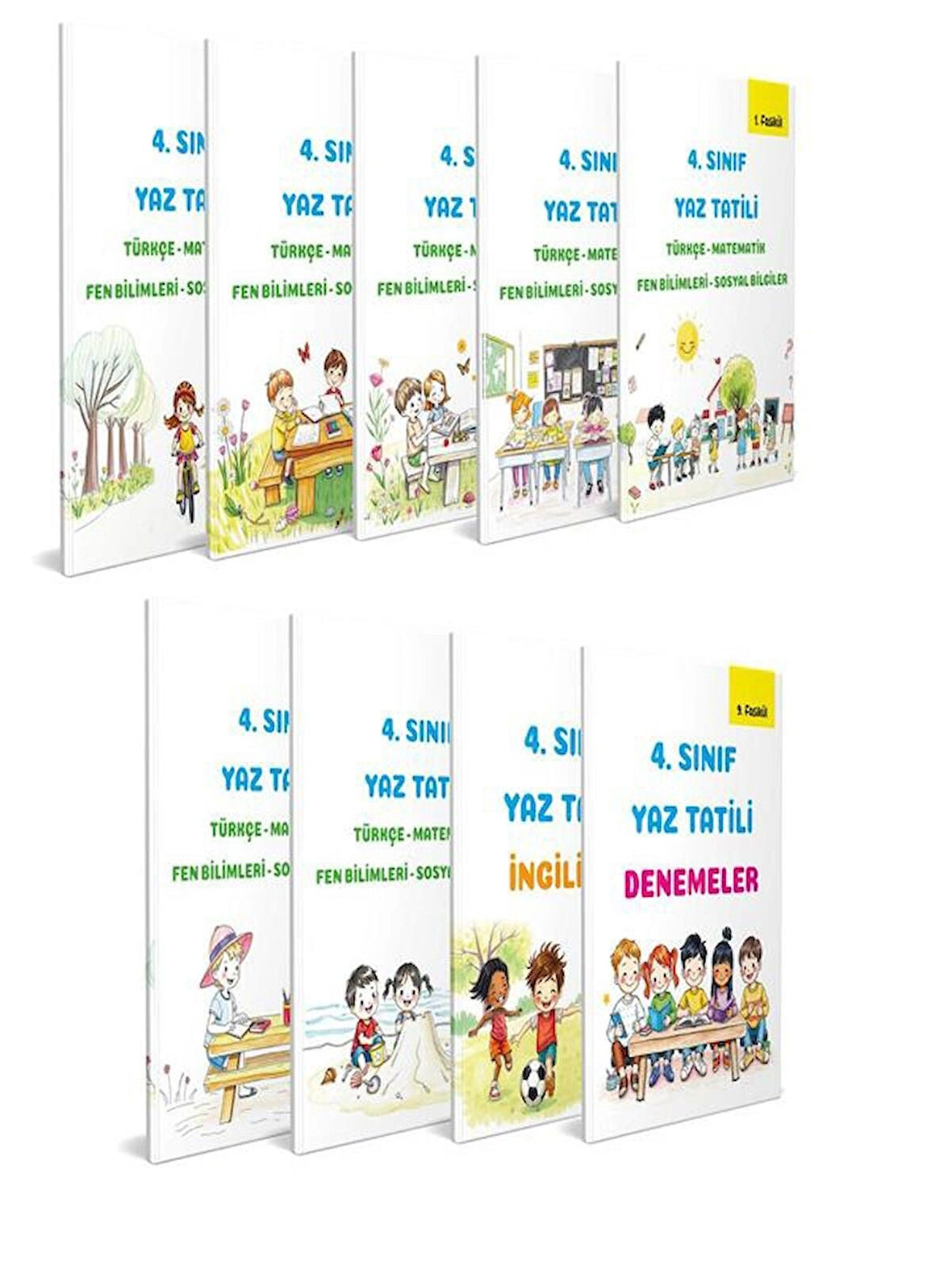 4.SINIF YAZ TATİLİ FASİKÜL SETİ  Giriş Yayınları