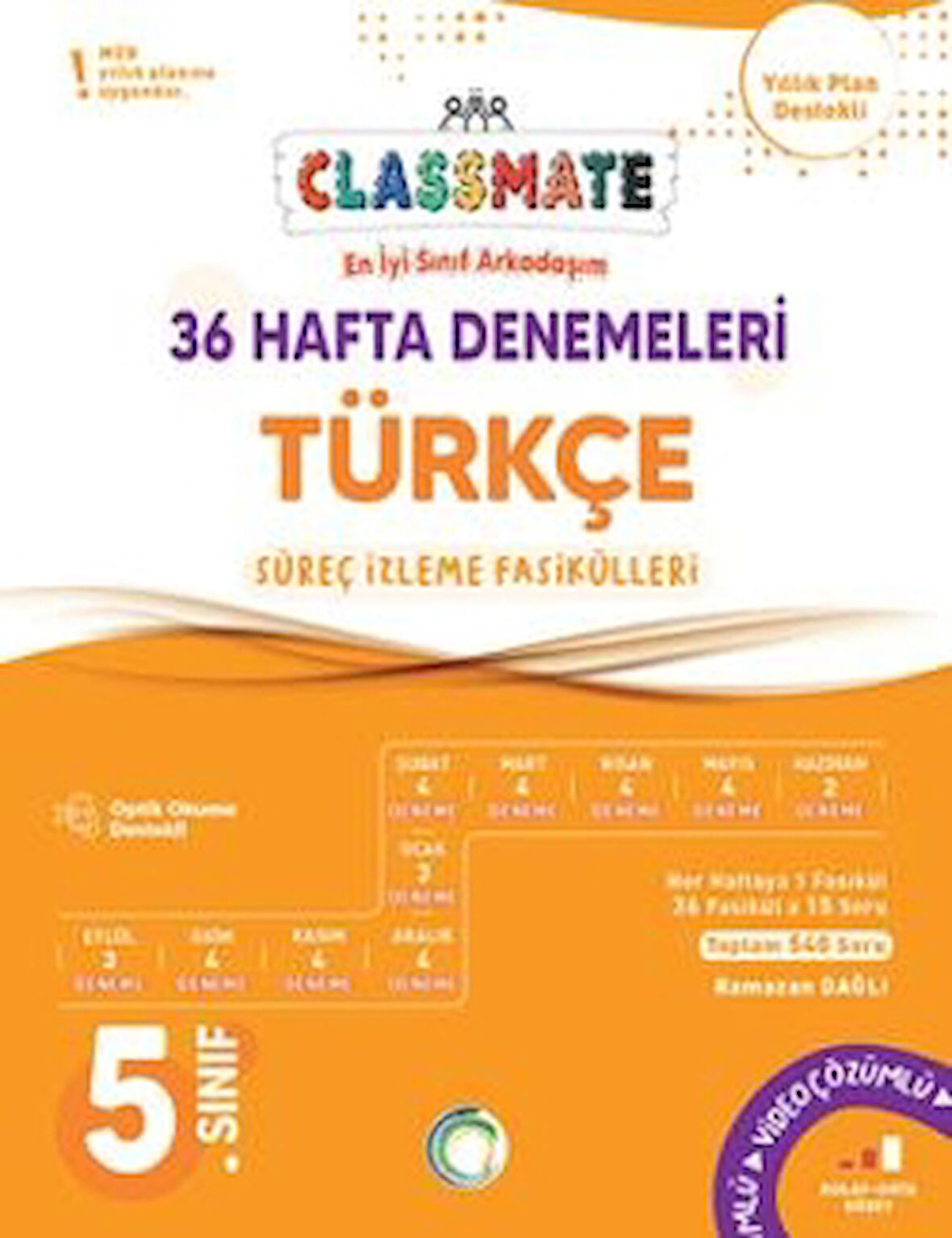 5. Sınıf Türkçe Classmate 36 Hafta Denemeleri