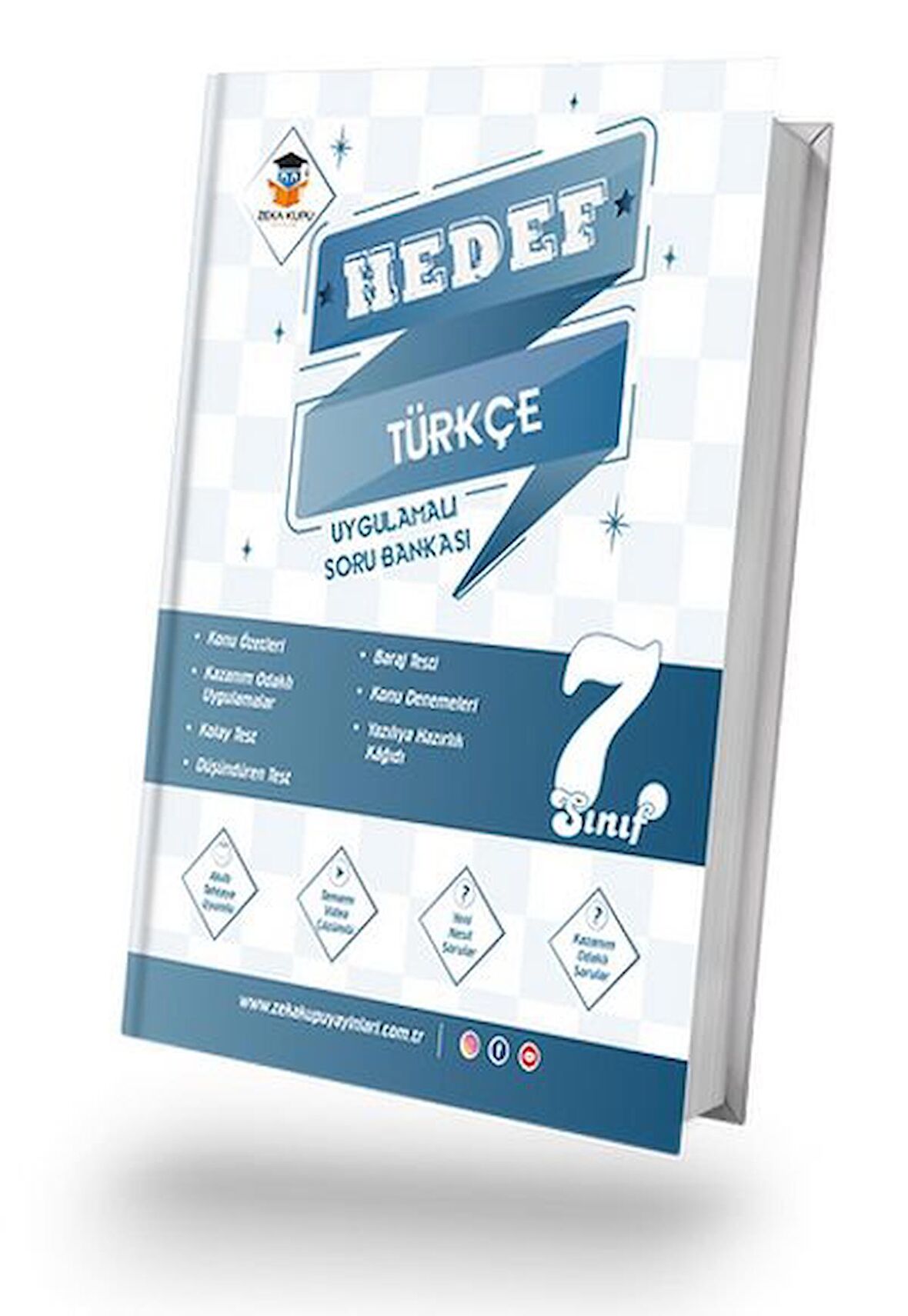 7. Sınıf Hedef Türkçe Uygulamalı Soru Bankası Zeka Küpü Yayınları