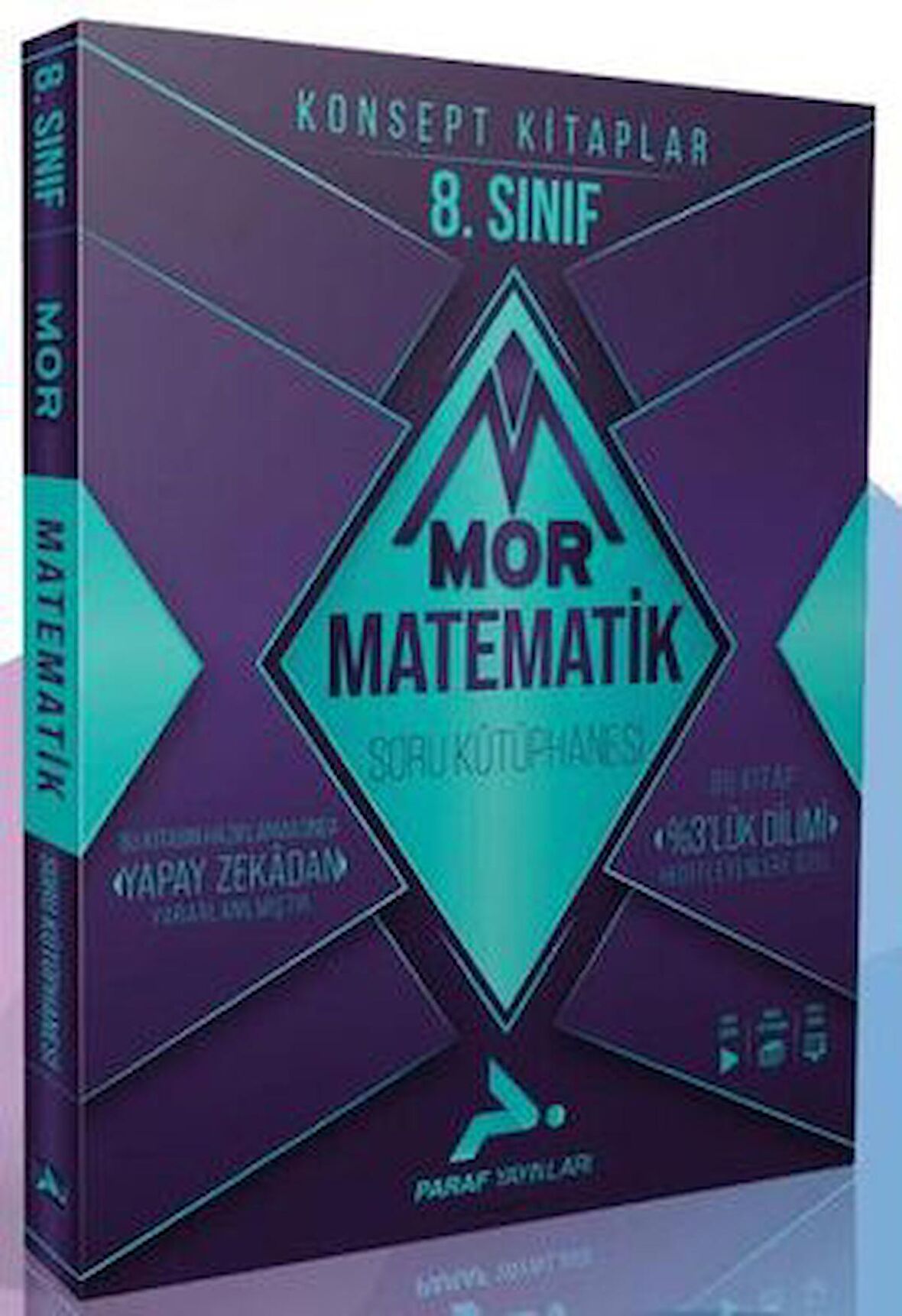 Paraf Yayınları Paraf 8. Sınıf Mor Matematik Soru Kütüphanesi