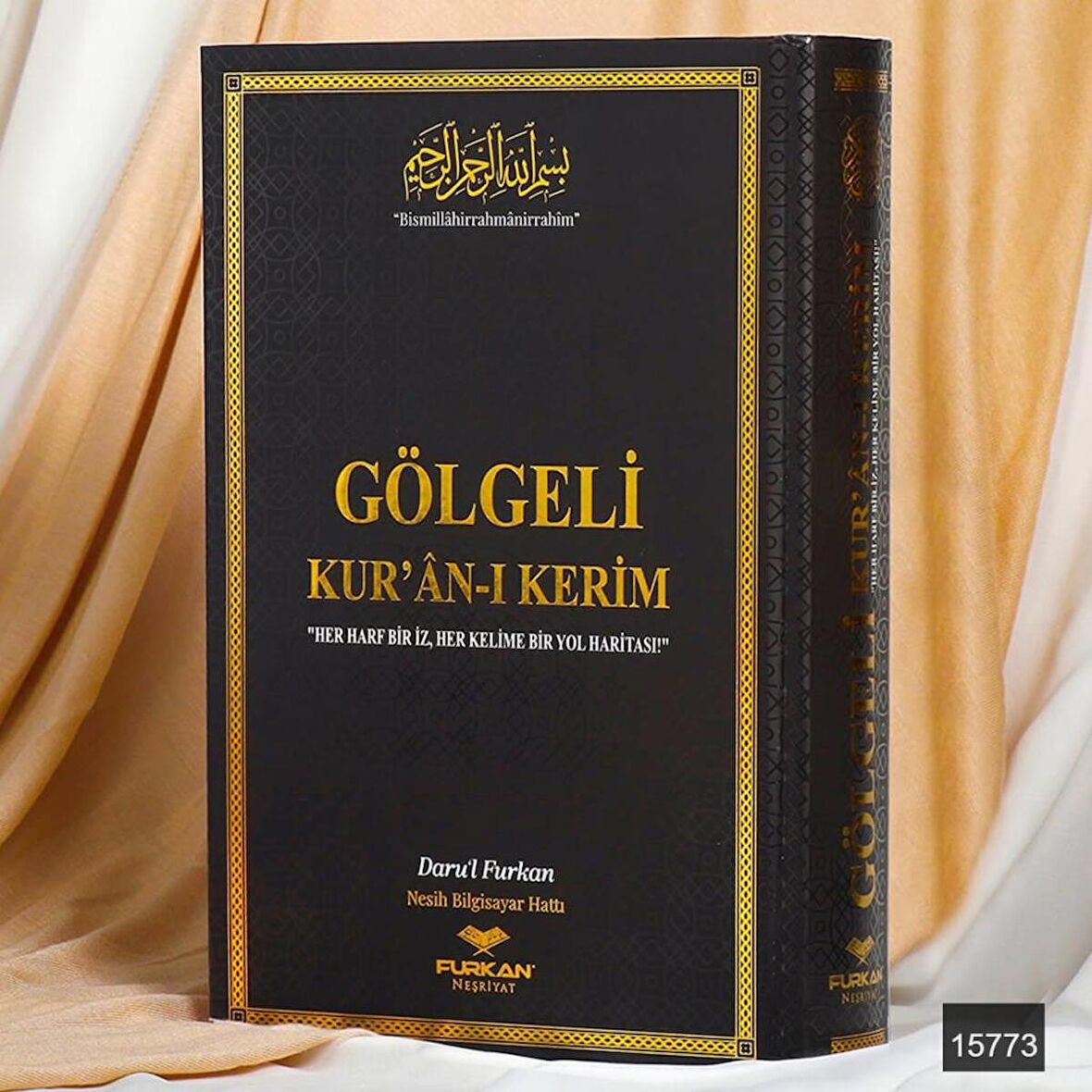 Gölgeli Kuran, Kalemle Yazılabilen Kuranı Kerim (Orta Boy, Sıvama Kapak)