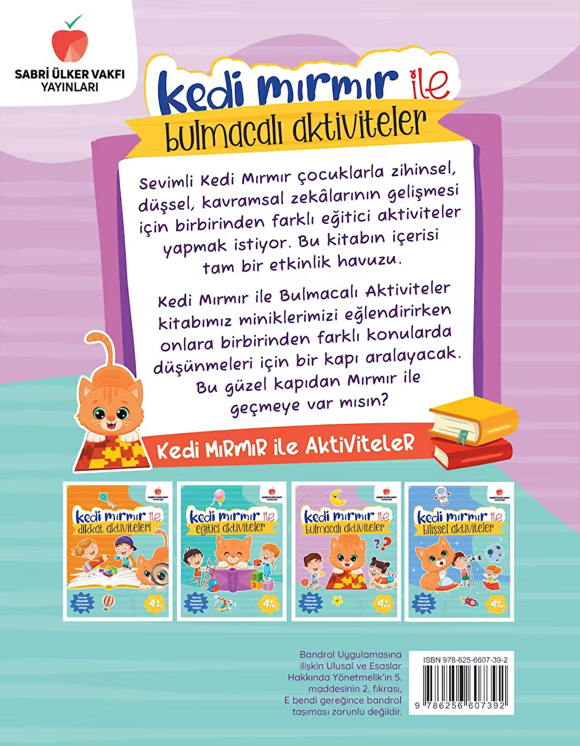 Kedi Mırmır ile Bulmacalı Aktiviteler