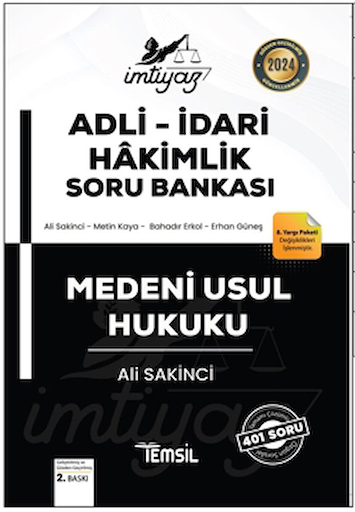 İmtiyaz Adli - İdari Hakimlik Medeni Usul Hukuku Soru Bankası