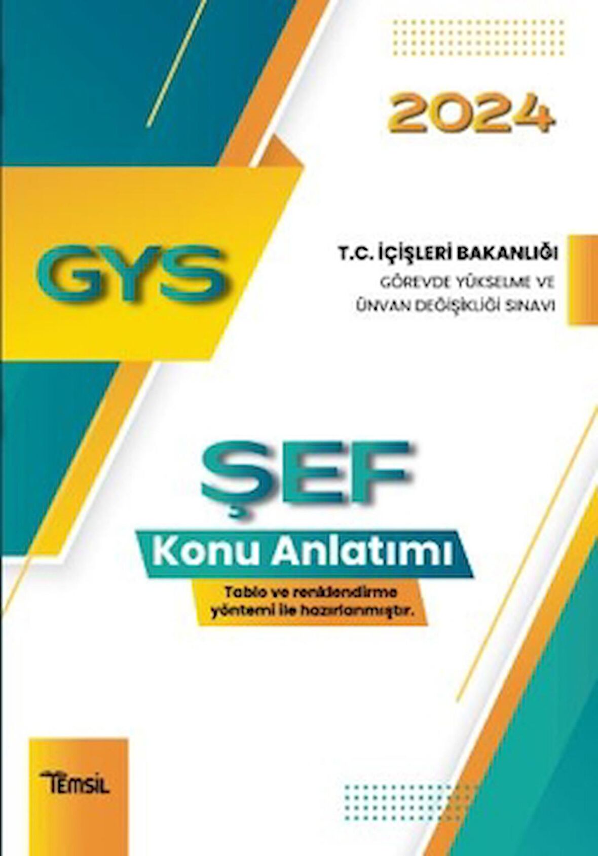 İçişleri Bakanlığı Görevde Yükselme ve  Ünvan Değişikliği Sınavı Şef Konu Anlatımı