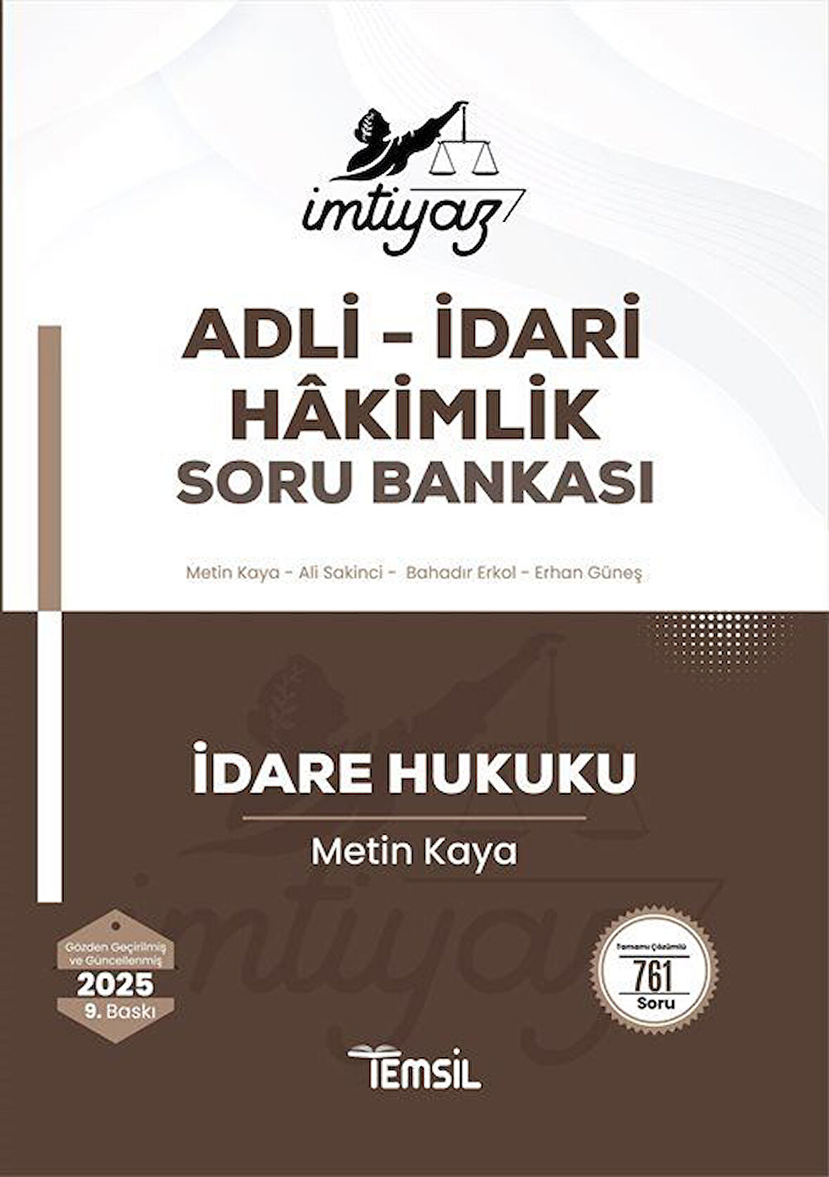 İmtiyaz İdare Hukuku Soru Bankası / Metin Kaya