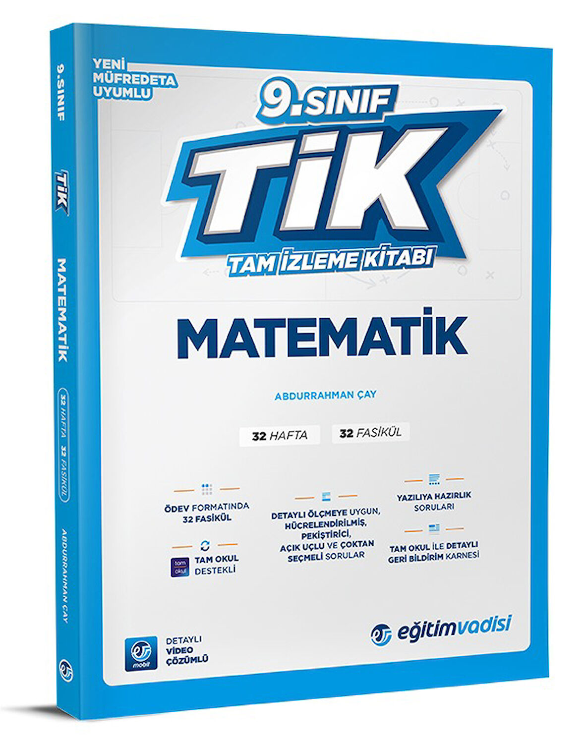 Eğitim Vadisi 2025 9. Sınıf Matematik Tik Tam İzleme Kitabı