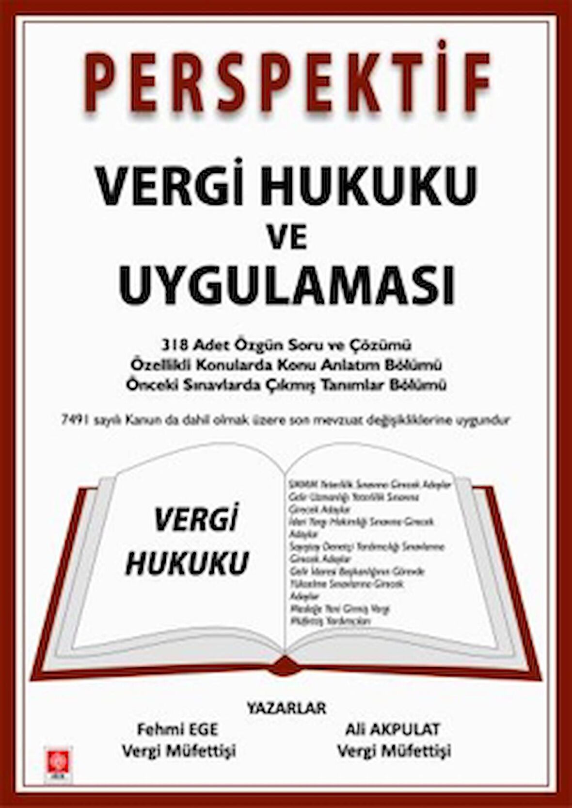 Perspektif Vergi Hukuku ve Uygulaması - Özgün Soru ve Çözümü-Konu Anlatım-Çıkmış Tanımlar