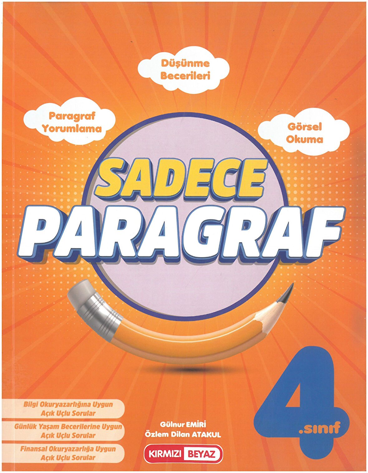 Kırmızı Beyaz Yayınları 4.Sınıf Sadece Paragraf