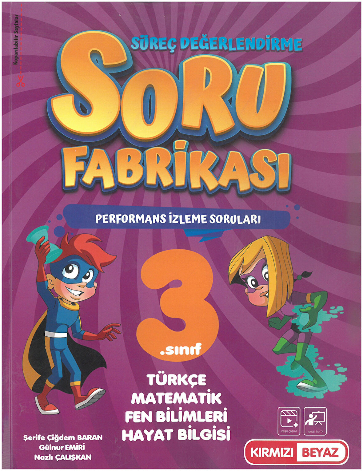 Kırmızı Beyaz 3.Sınıf Süreç Değerlendirme Soru Fabrikası Tüm Dersler Yeni