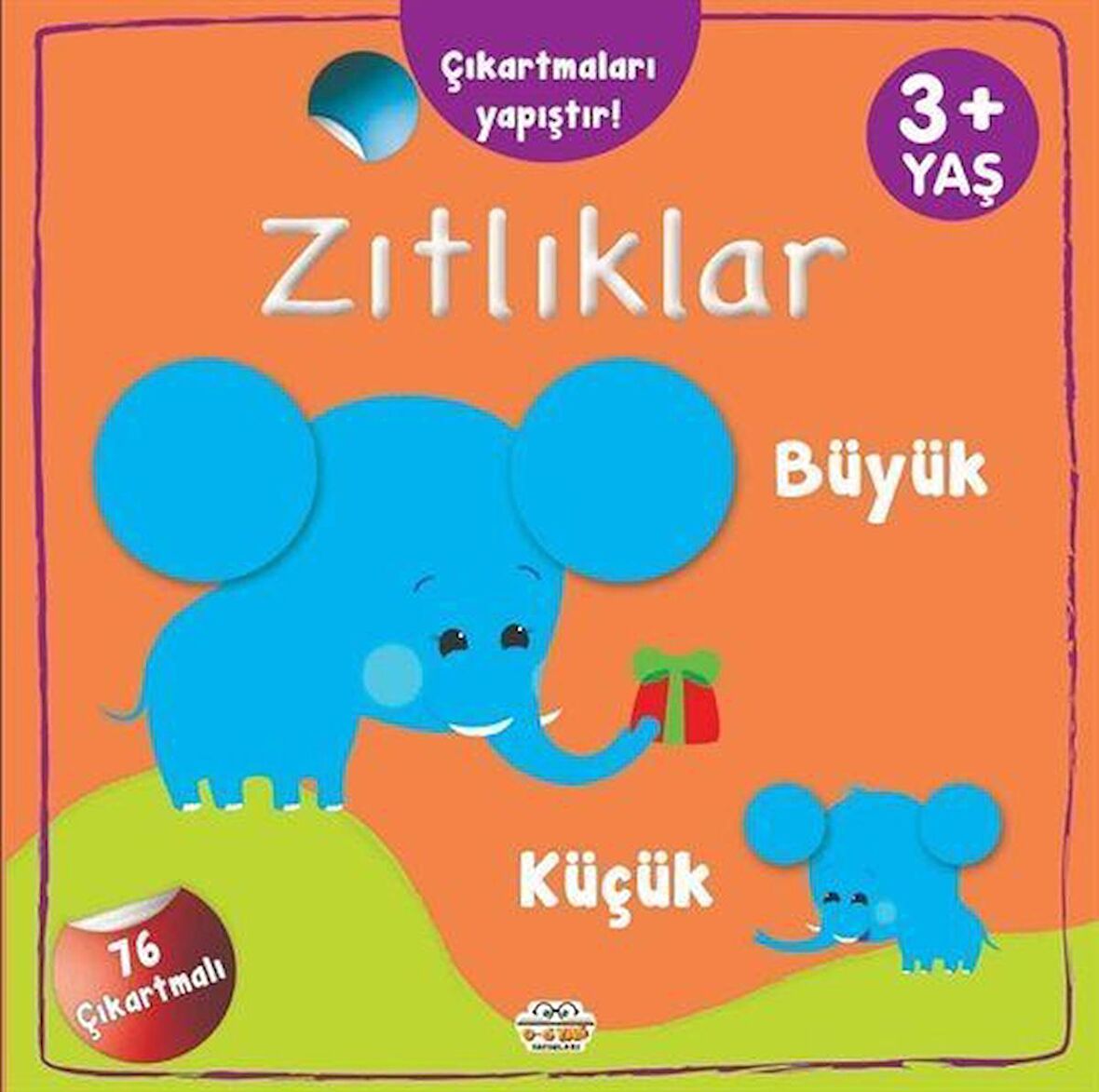 Zıtlıklar Büyük - Küçük Çıkartmaları Yapıştır